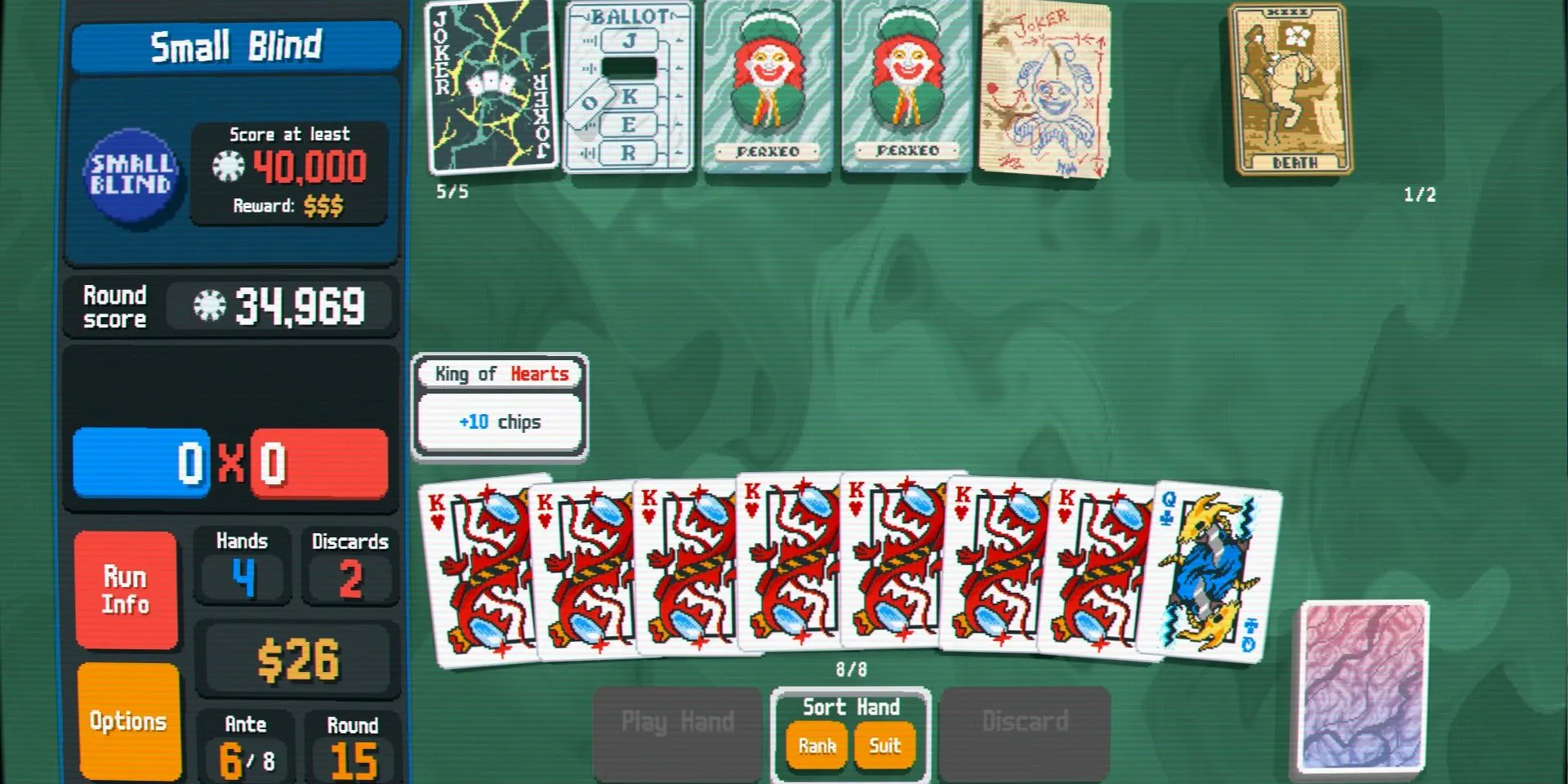 Hai Joker Perkeo từ Seed mạnh trong Balatro