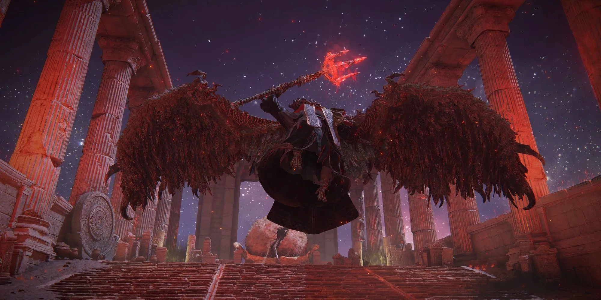 Hiệu ứng chảy máu kích hoạt, nhân vật mất một lượng lớn máu trong Dark Souls