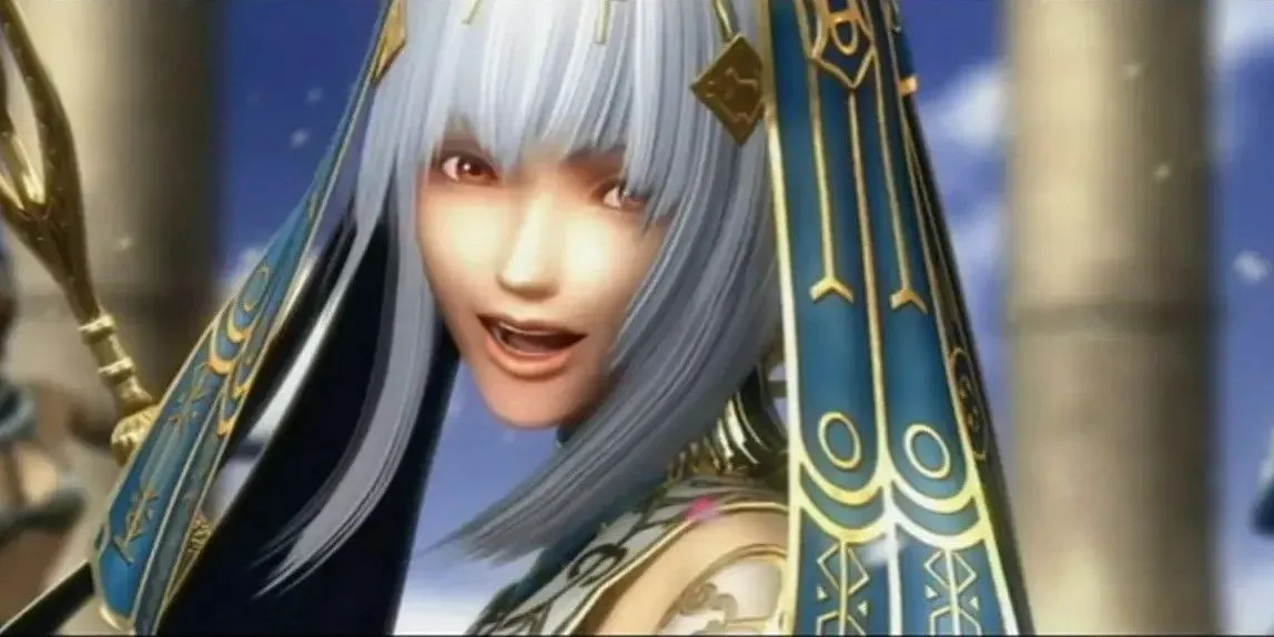 Hình ảnh Aeron chiến đấu trong tòa tháp trong Pandora's Tower trên Wii