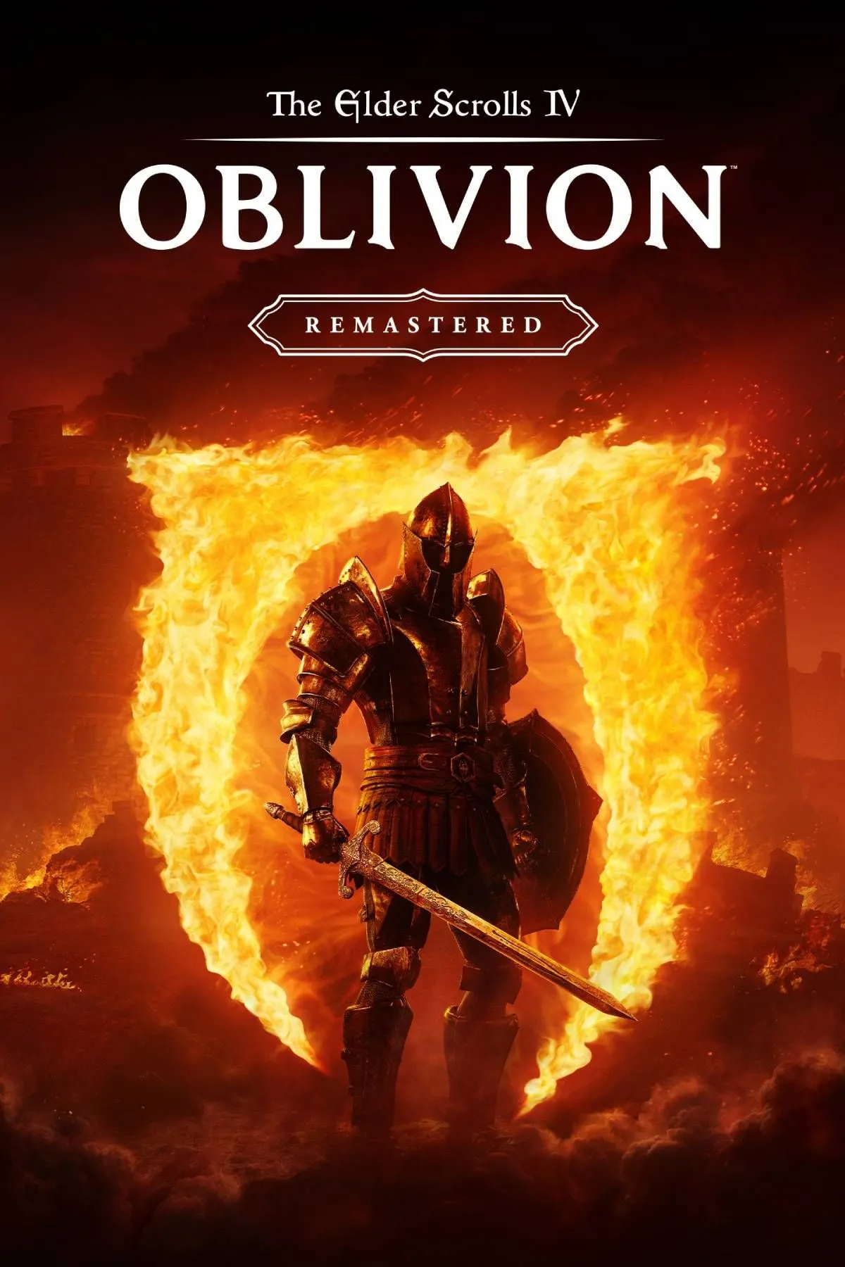 Hình ảnh bìa chính thức của game The Elder Scrolls IV Oblivion Remastered