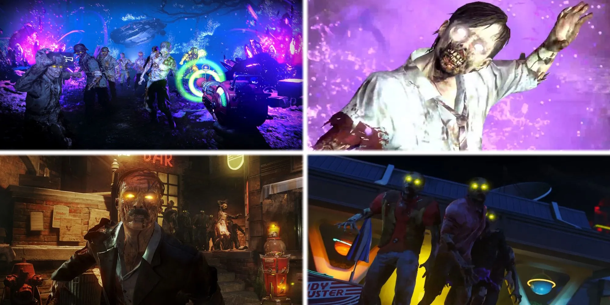 Hình ảnh chế độ Zombies trong Call of Duty
