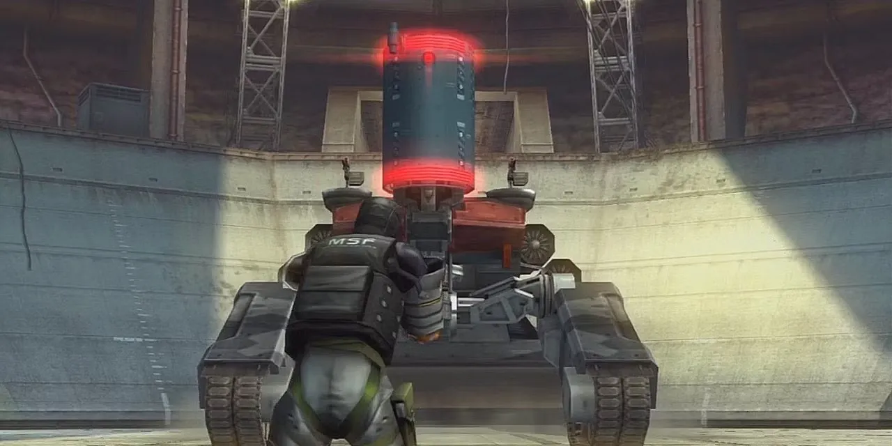 Hình ảnh đại diện cho Metal Gear Solid Peace Walker, nơi các trận đấu trùm kéo dài thử thách sự kiên nhẫn của người chơi