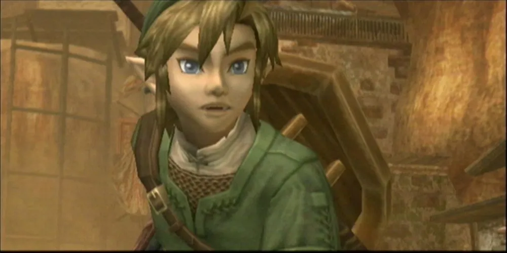 Hình ảnh Link biến thành sói trong The Legend of Zelda: Twilight Princess