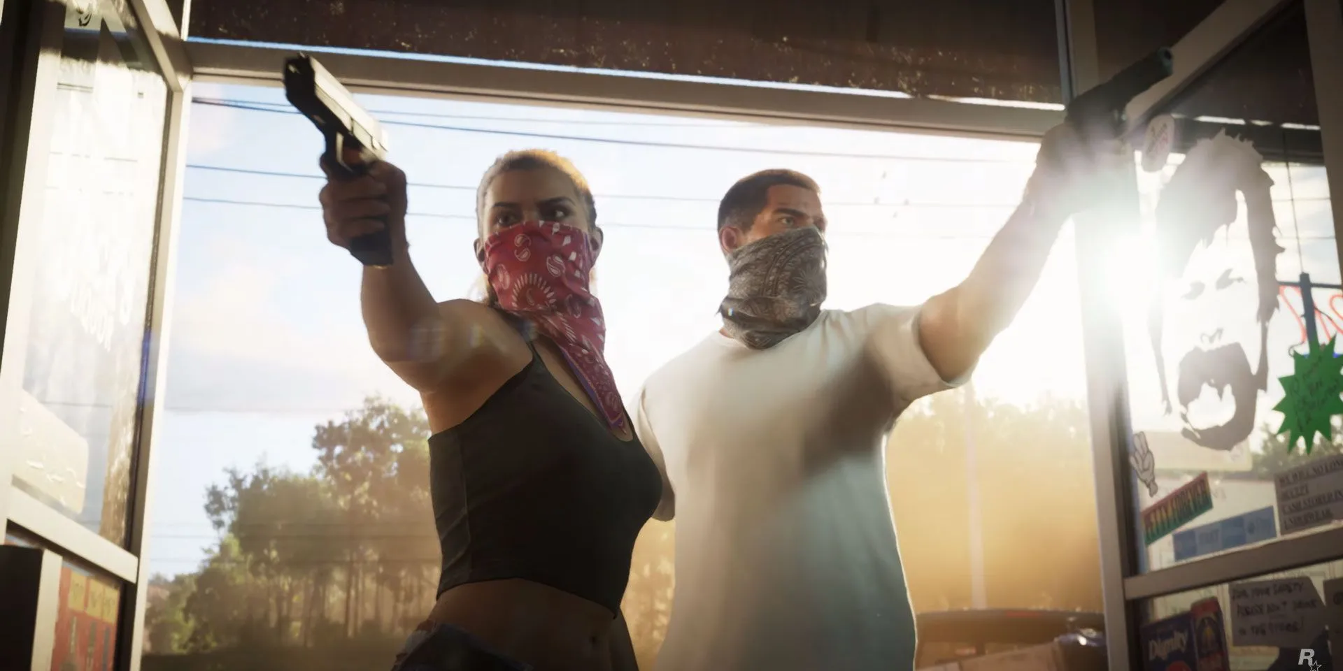 Hình ảnh Lucia và Jason, hai nhân vật chính trong trailer đầu tiên của GTA 6, hé lộ phần nào cốt truyện và mối quan hệ giữa họ.