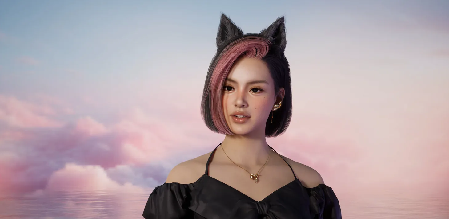 Hình ảnh một nhân vật nữ trong game mô phỏng đời sống inZOI