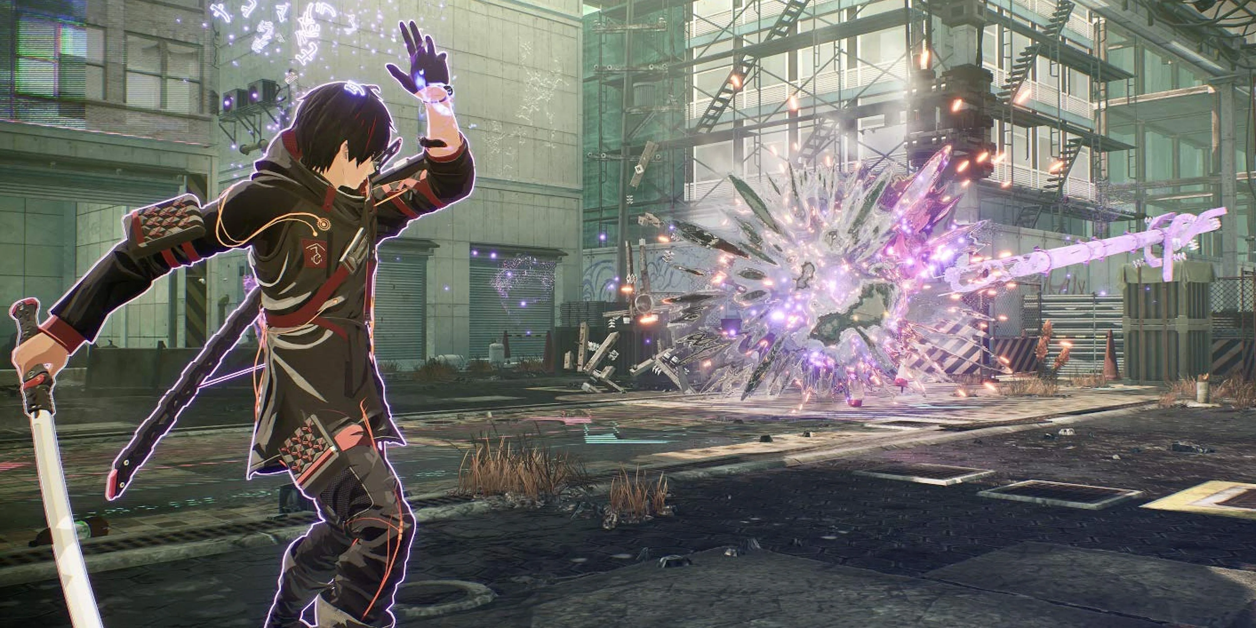 Hình ảnh nhân vật chính trong game Scarlet Nexus, thể hiện phong cách hành động Brain Punk độc đáo.