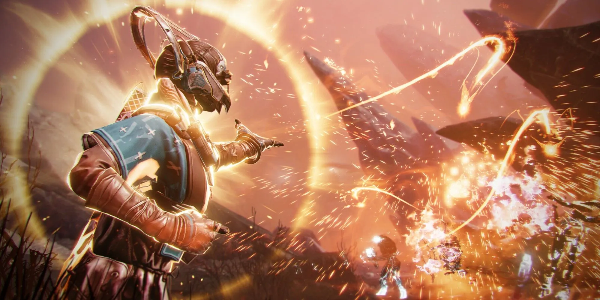 Hình ảnh nhân vật Guardian trong Destiny 2 The Final Shape đứng giữa khung cảnh vũ trụ hùng vĩ