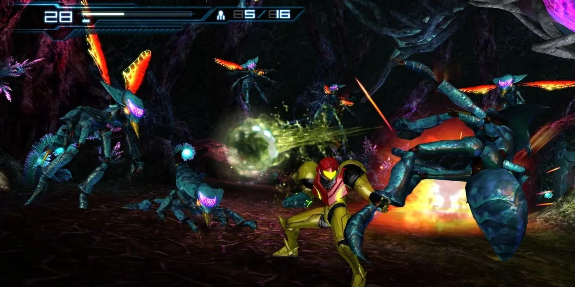 Hình ảnh Samus Aran trong Metroid: Other M, game hành động phiêu lưu trên Wii