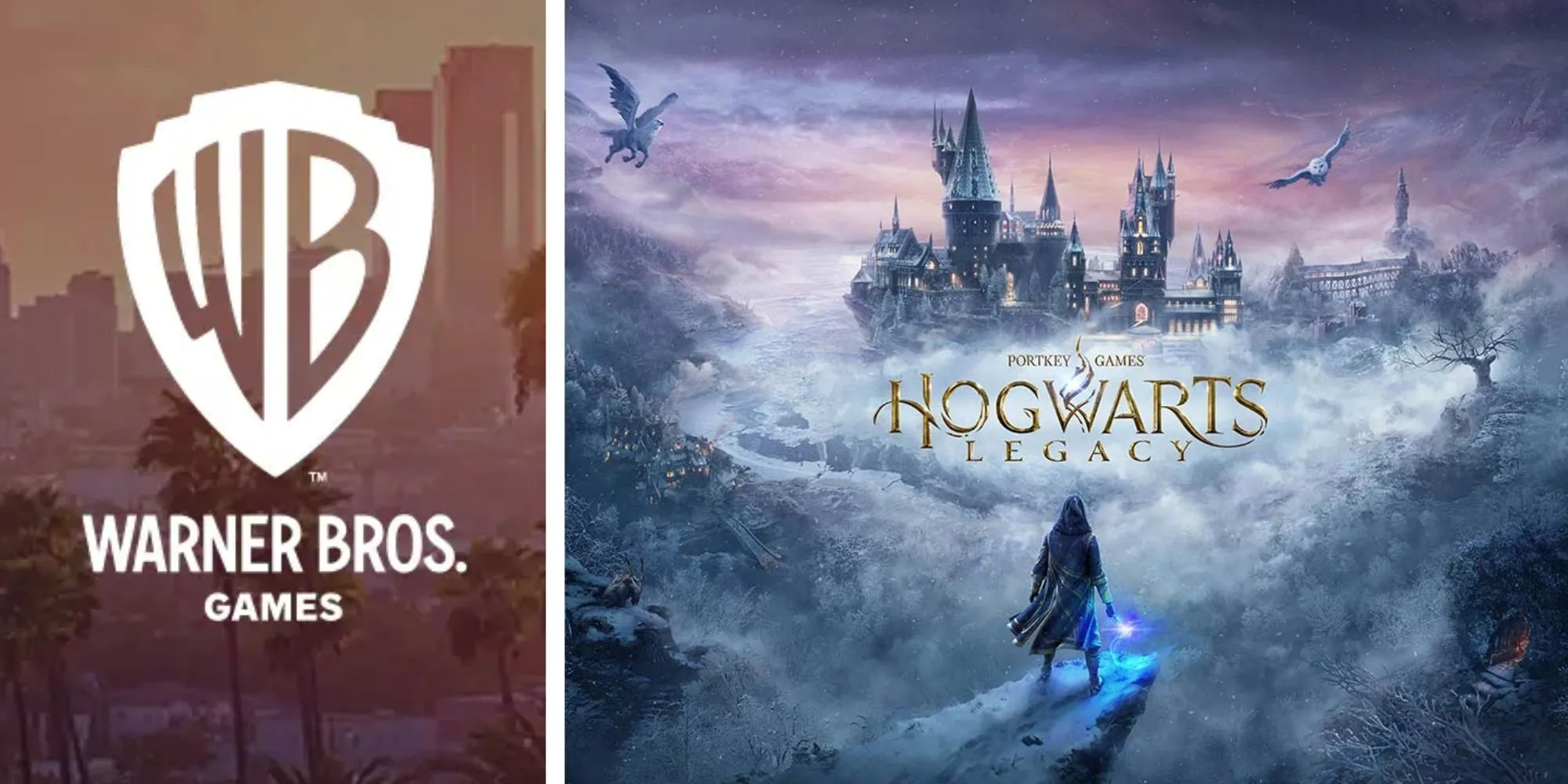 Hogwarts Legacy: Artwork quảng bá game, thể hiện sự hợp tác với Warner Bros.