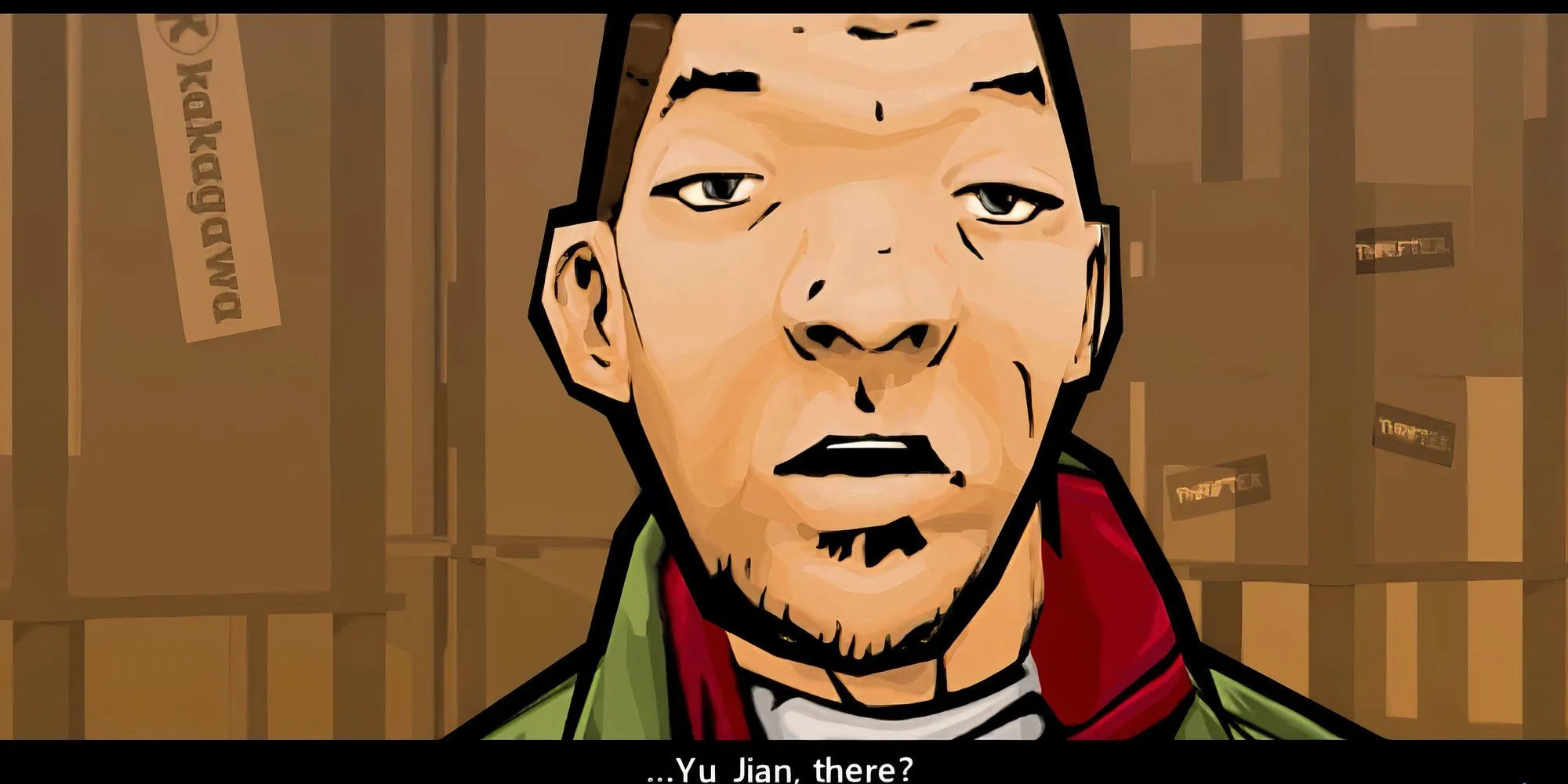 Huang Lee trong GTA Chinatown Wars đang nói chuyện
