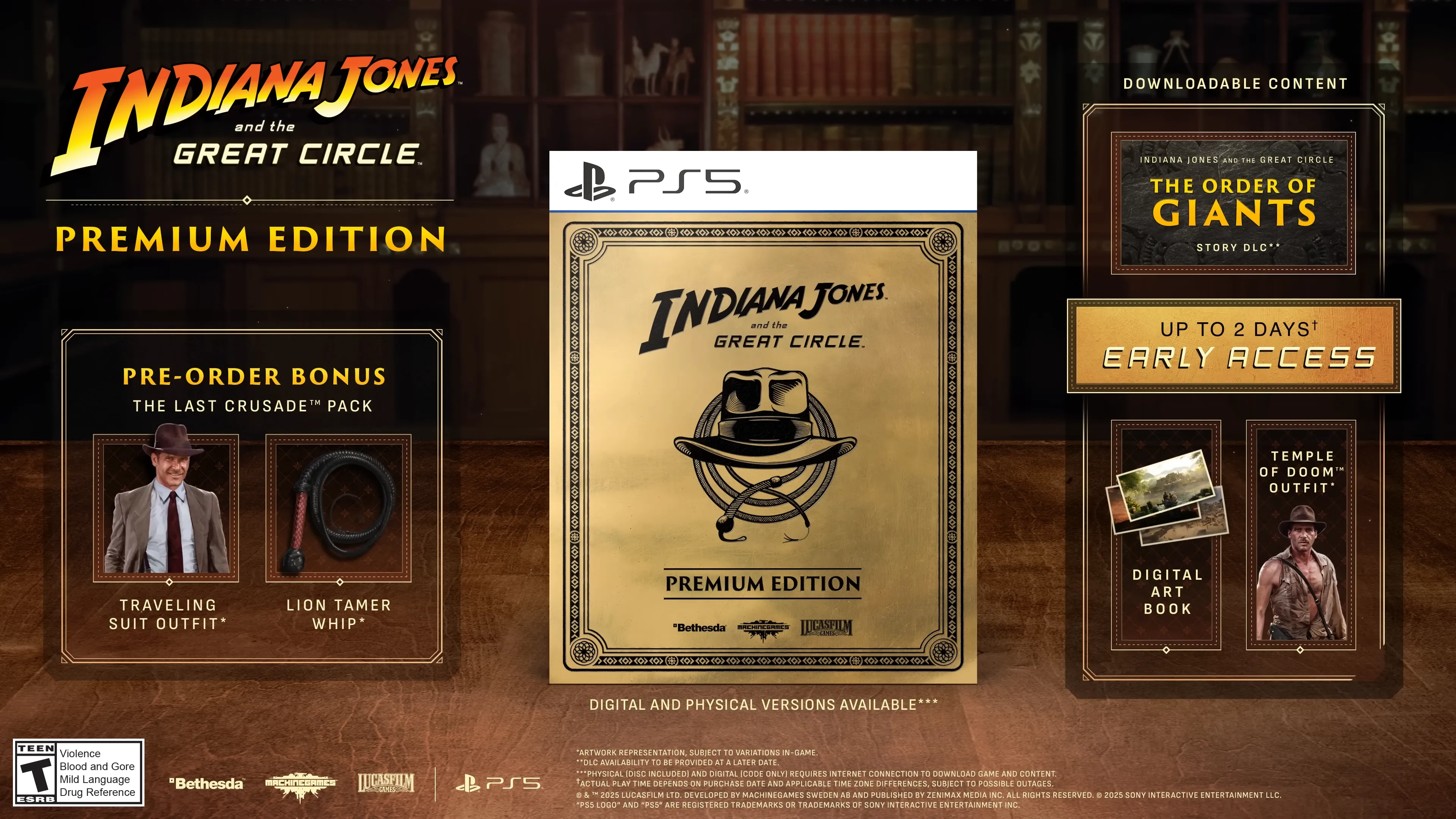 Indiana Jones khám phá hang động trong trailer game Indiana Jones and the Great Circle PS5