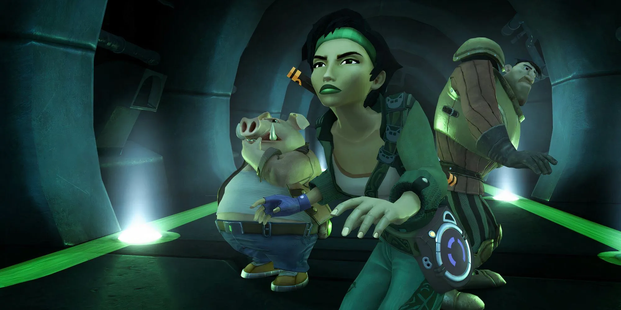 Nếu Yêu Thích Gilmore Girls, Đây Là 10 Tựa Game Bạn Không Thể Bỏ Qua 1 Jade và Pey’j trong Beyond Good & Evil 20th Anniversary Edition đứng trong một đường hầm.
