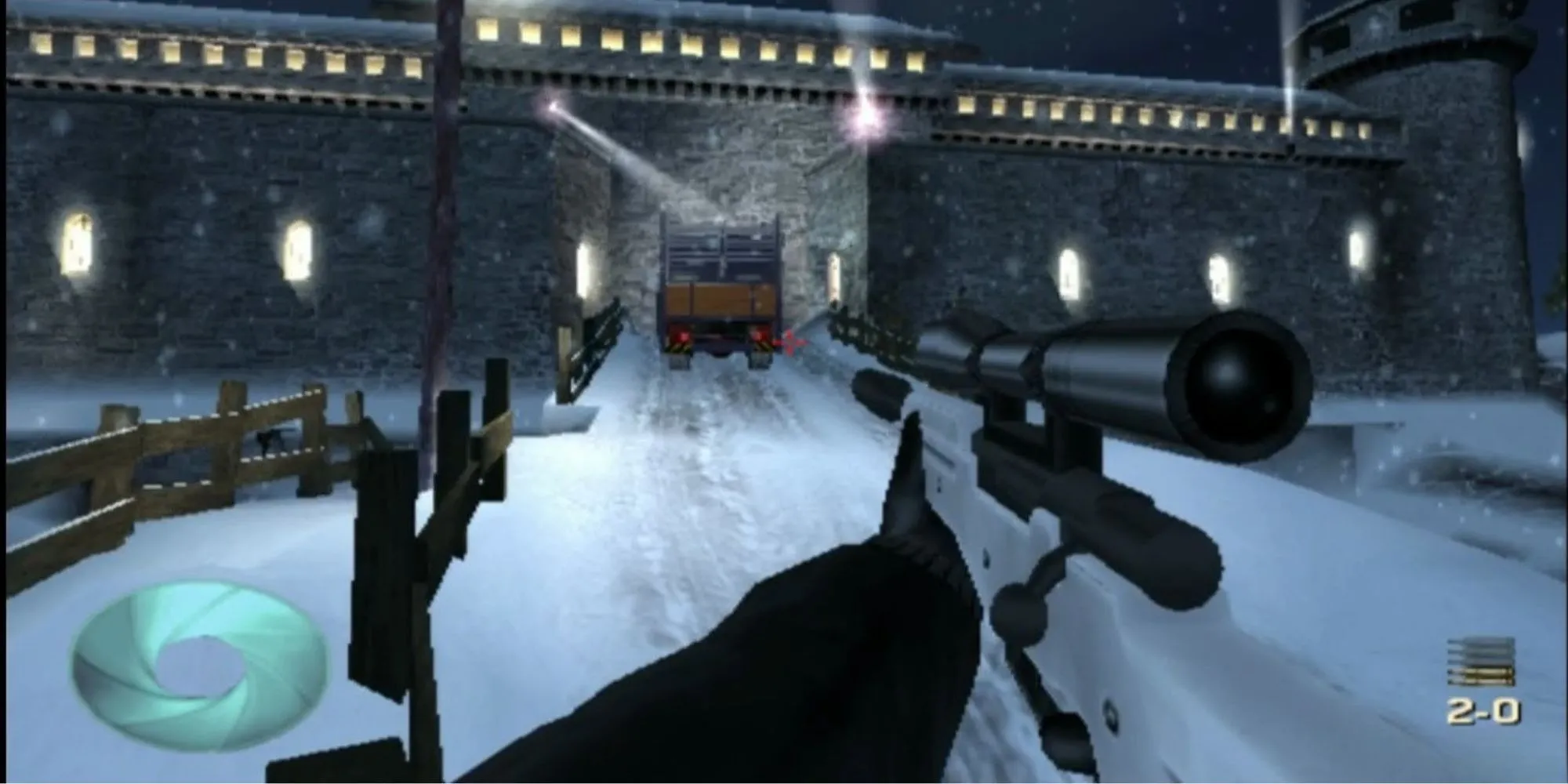 James Bond ngắm bắn trong game FPS 007 Nightfire trên PS2