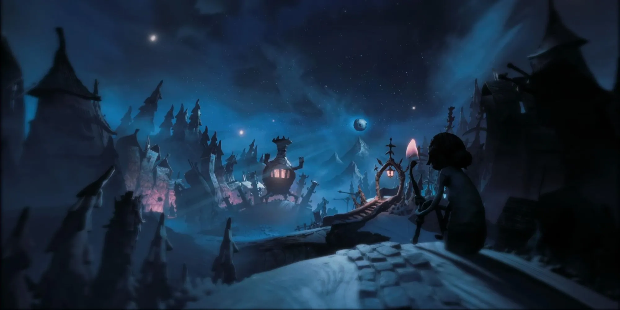 Kết thúc Fade Away trong The Midnight Walk khi nhân vật tiếp tục hành trình trong bóng tối