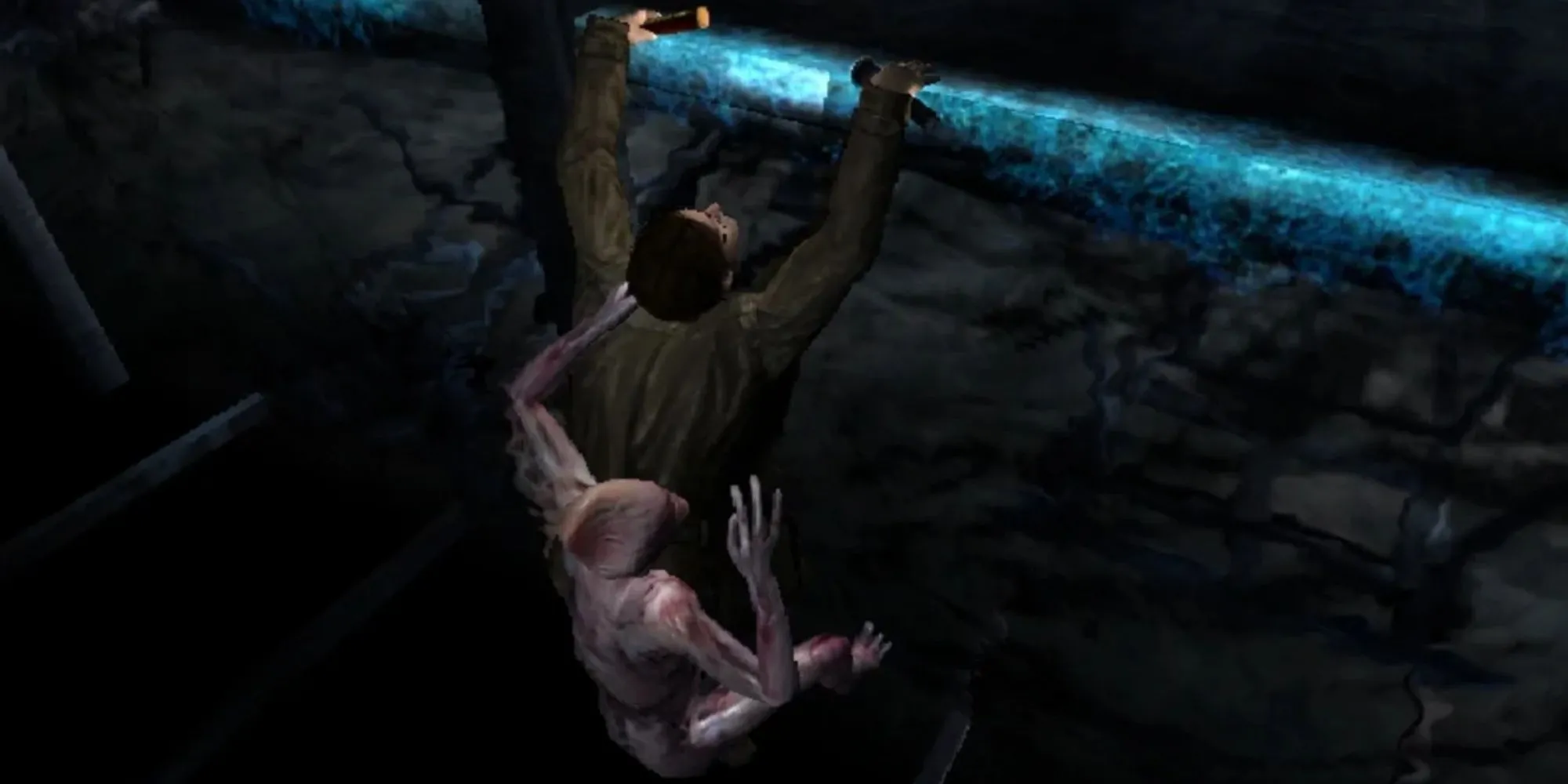 Khung cảnh phủ tuyết và nhân vật chính trong Silent Hill: Shattered Memories