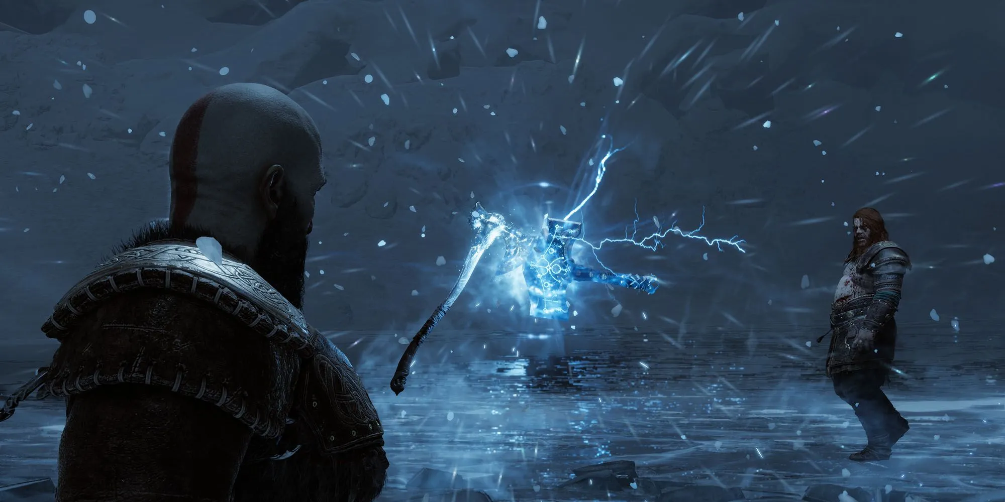 Kratos và Atreus trưởng thành trong God of War Ragnarok