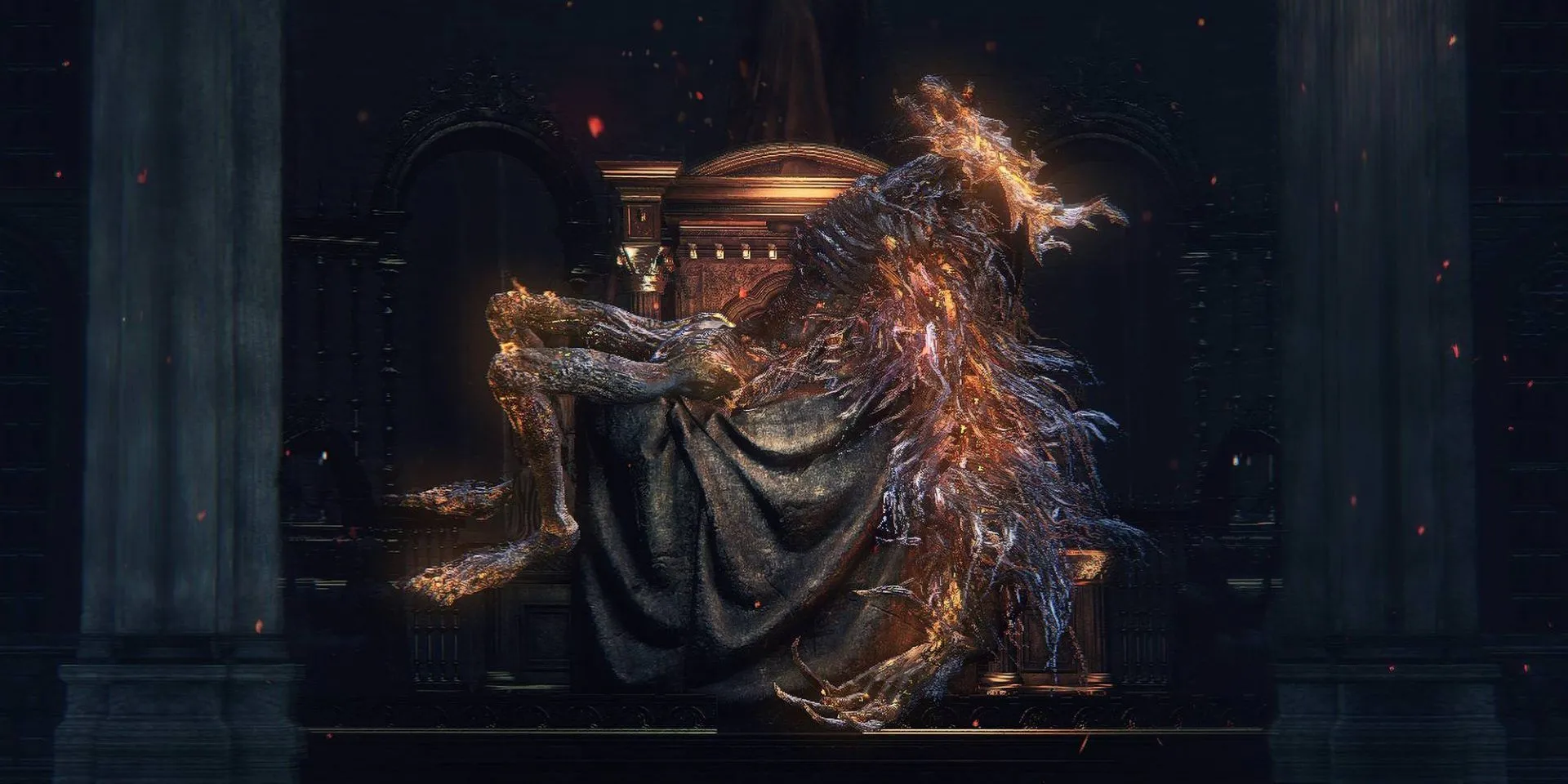 Laurence, Giáo Chủ Đầu Tiên, rực lửa và đầy uy hiếp trong Bloodborne: The Old Hunters