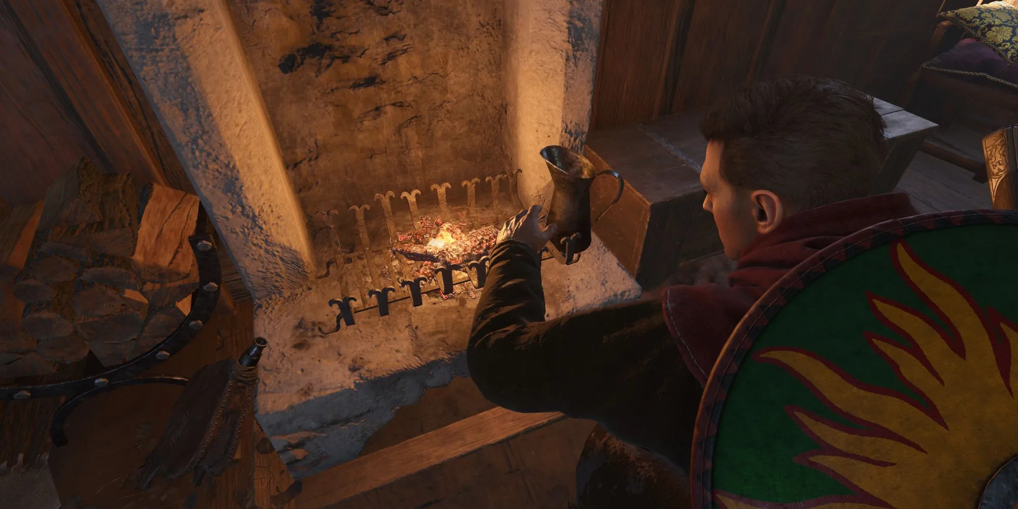 Lò sưởi thứ năm và cuối cùng trong phòng ngủ phía Crone, Lâu đài Trosky, Kingdom Come Deliverance 2