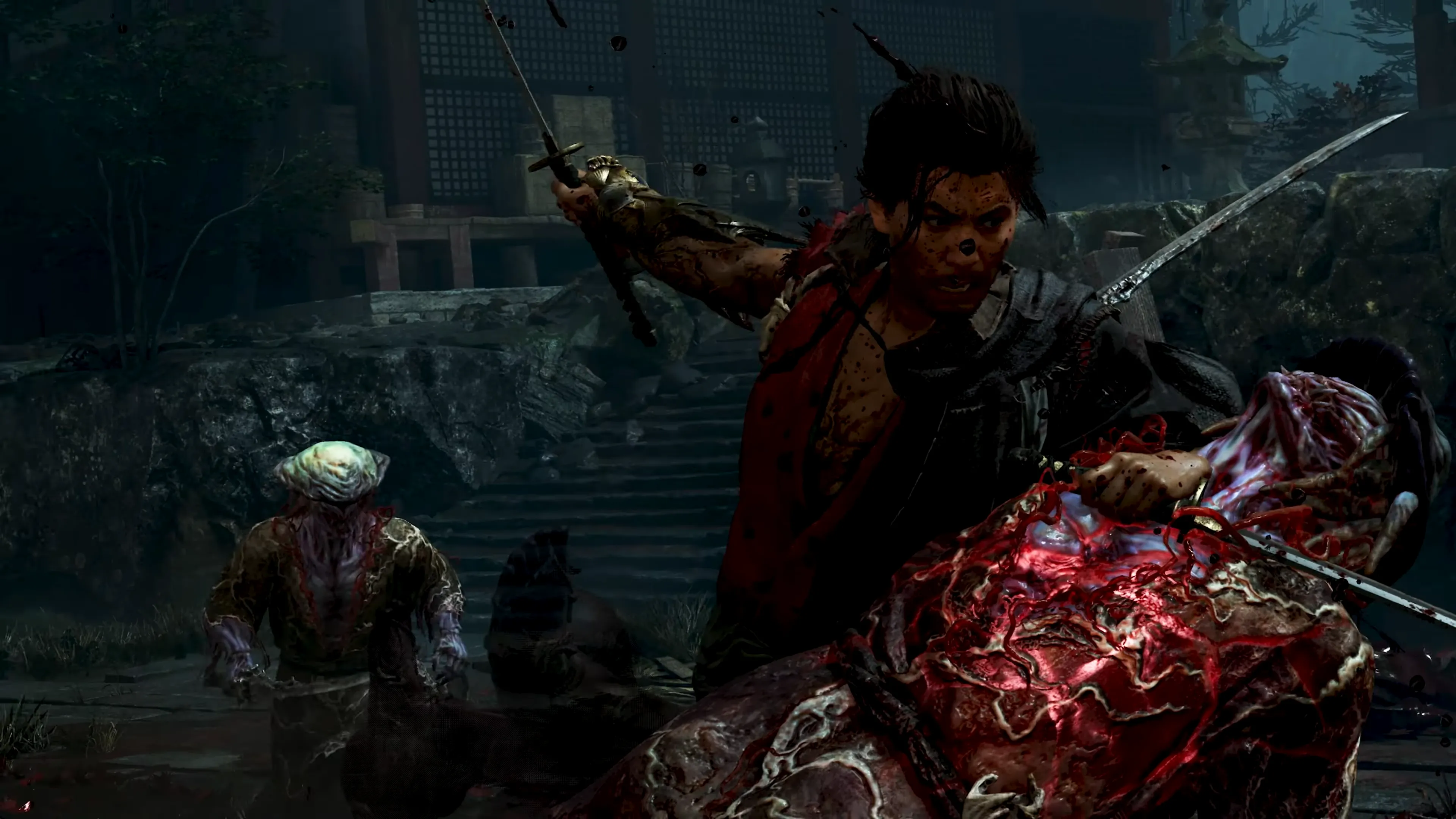 Logo và khung cảnh trong trailer công bố Onimusha: Way of the Sword