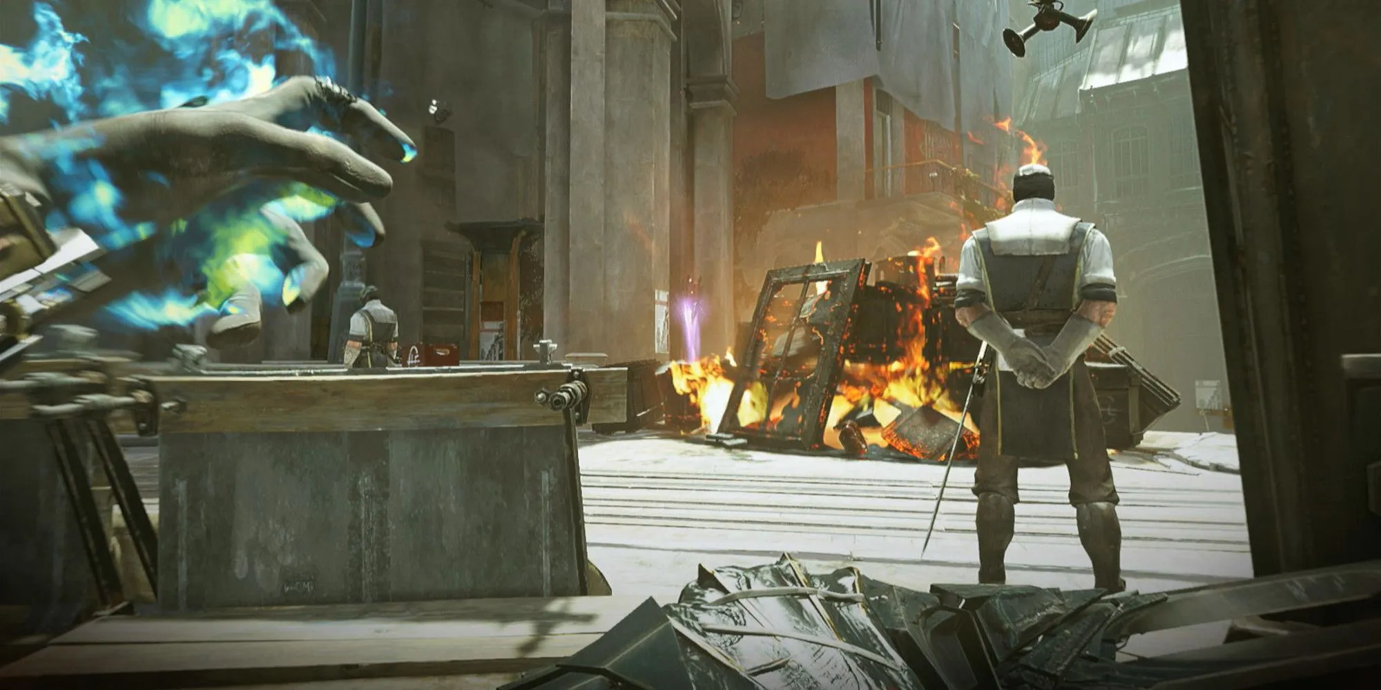 Màn hình game Dishonored Death Of The Outsider khi tắt hiển thị HUD