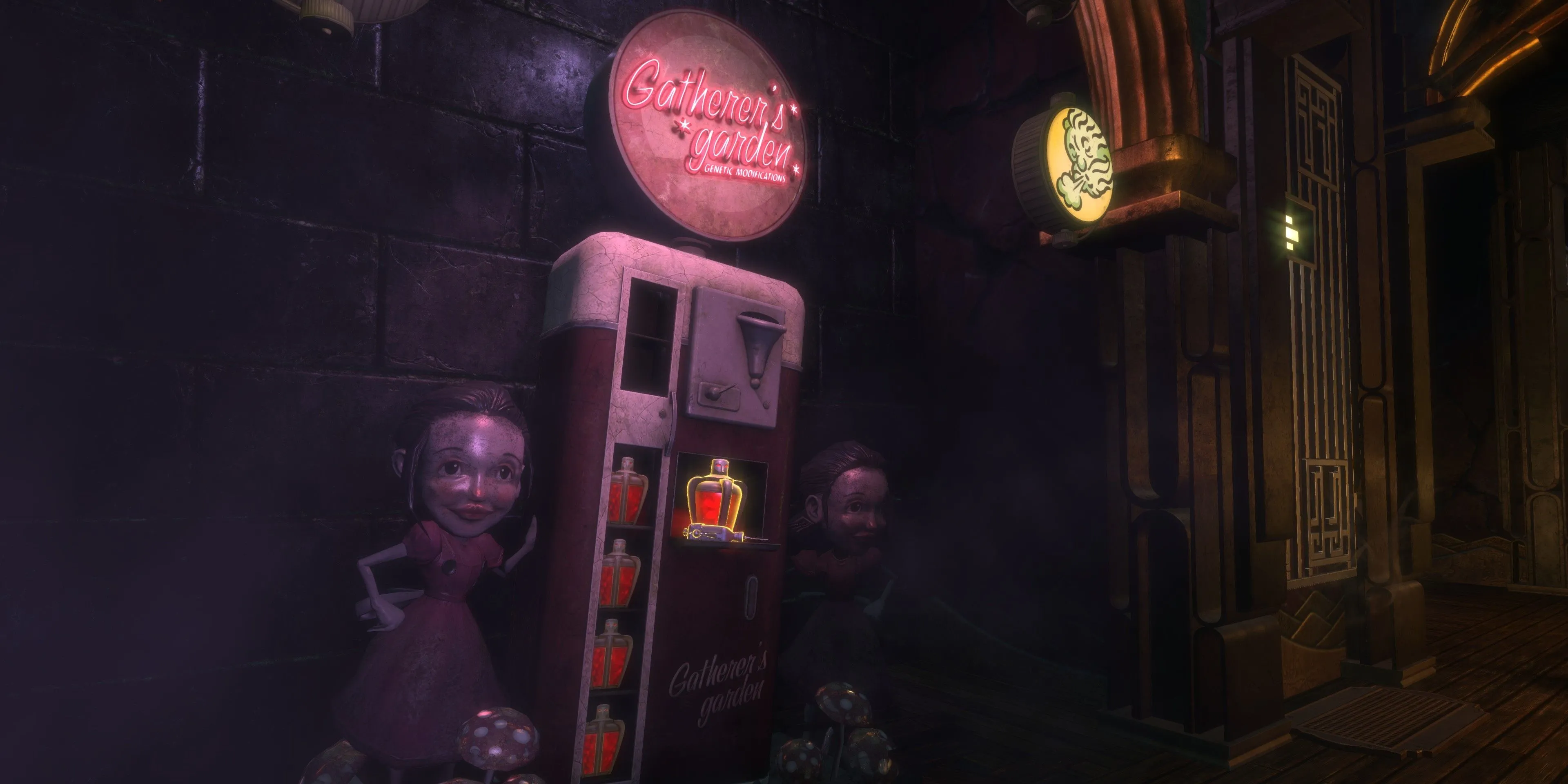 Máy nâng cấp tại Gatherer's Garden trong BioShock