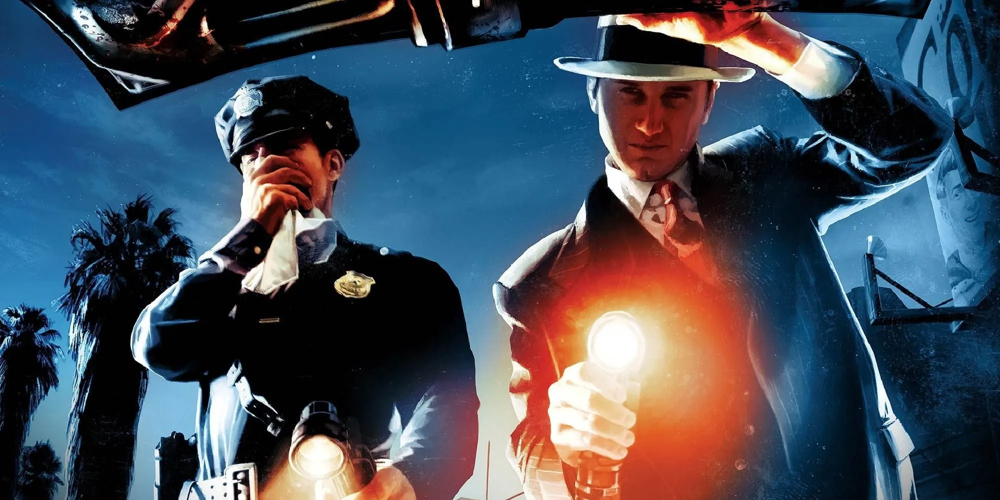 Một cảnh điều tra trong game trinh thám L.A. Noire, thể loại tương đồng với Disco Elysium.