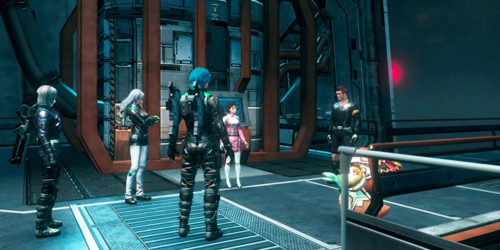 Một cảnh trong Nhiệm vụ Affinity của Xenoblade Chronicles X DE