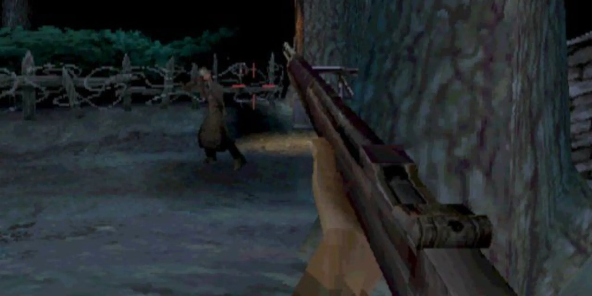 Một pha hành động kịch tính trong game Medal of Honor (1999) trên PlayStation 1