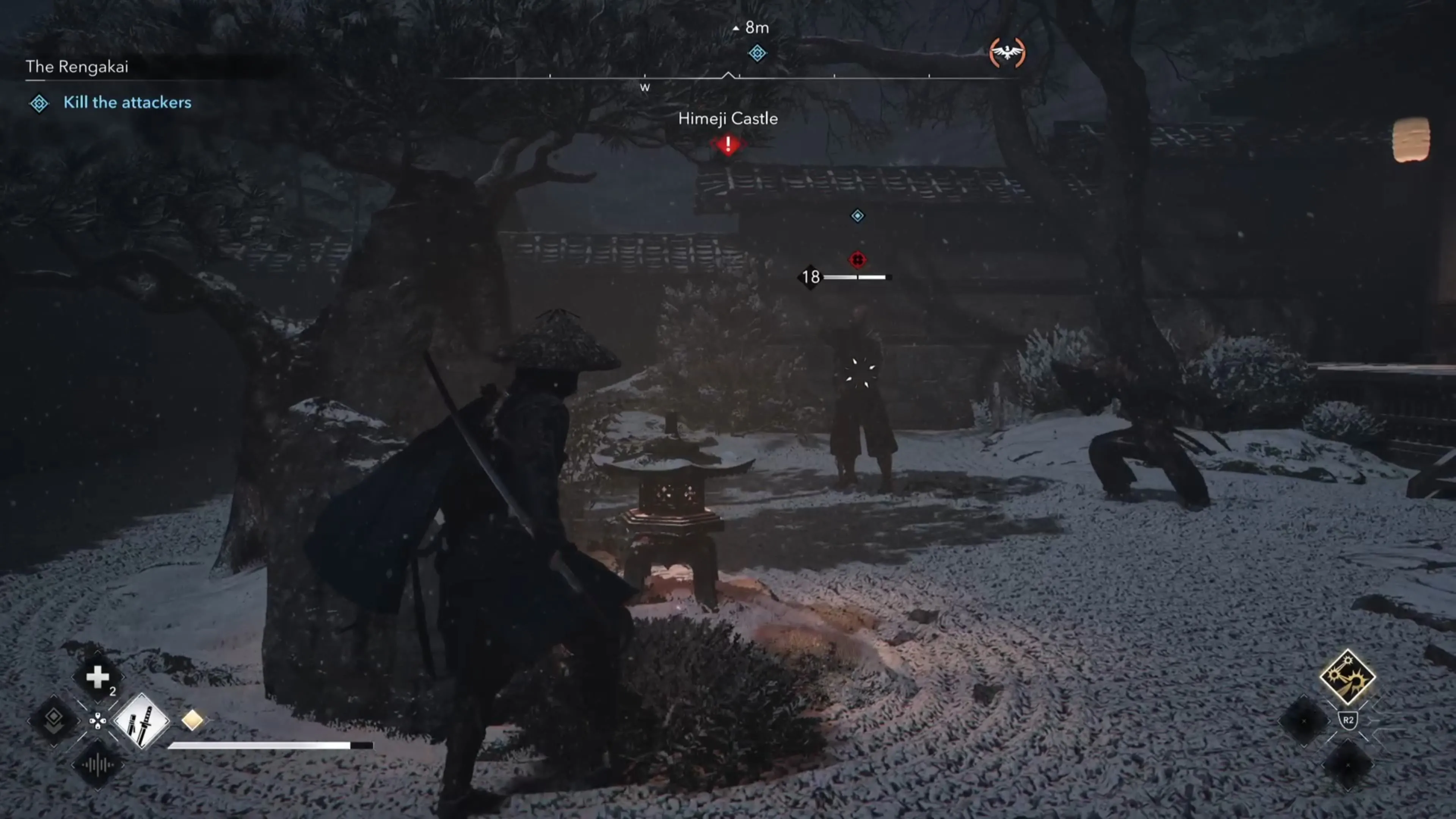 AC Shadows: Hướng dẫn chi tiết hạ gục The Noble (Nhiệm vụ Shinbakufu) 1 Naoe tham gia buổi Rengakai cùng Ukita Naoie trong Assassin's Creed Shadows