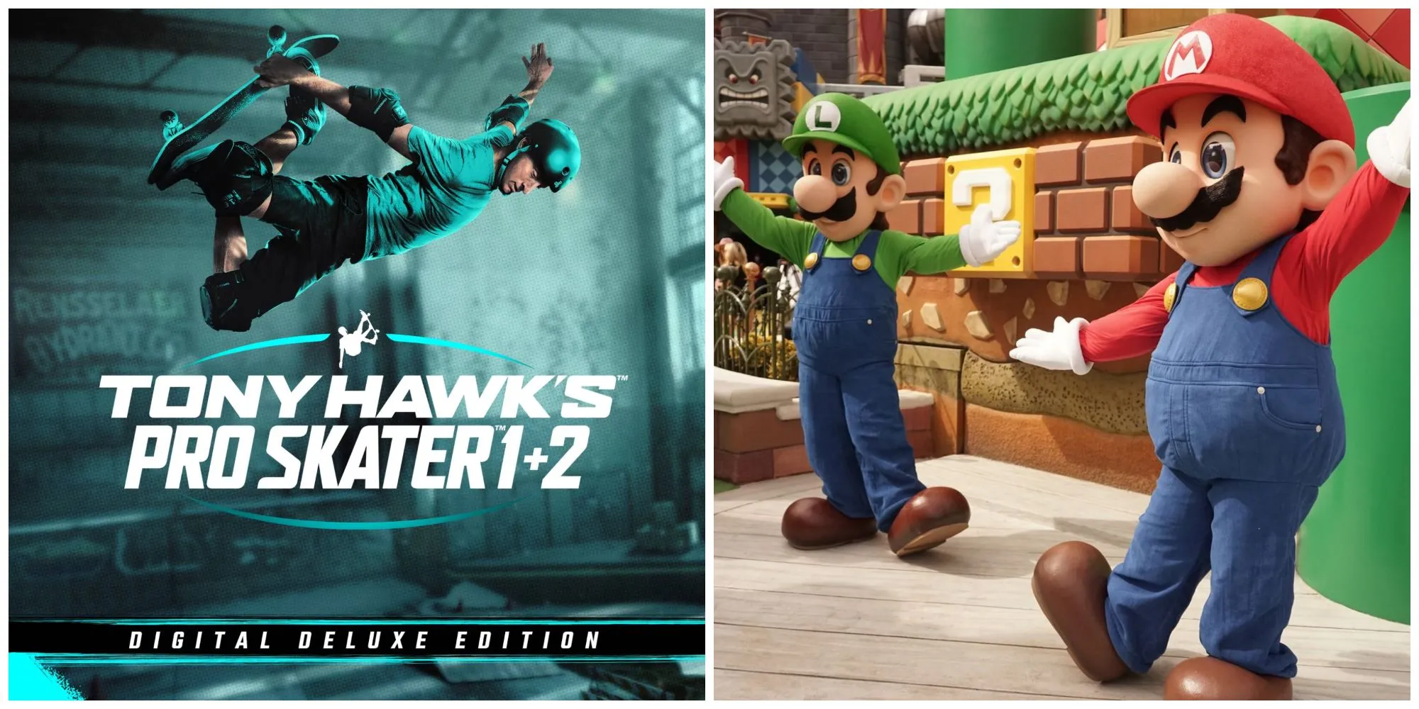 Người chơi tái tạo Super Nintendo World trong Tony Hawk's Pro Skater