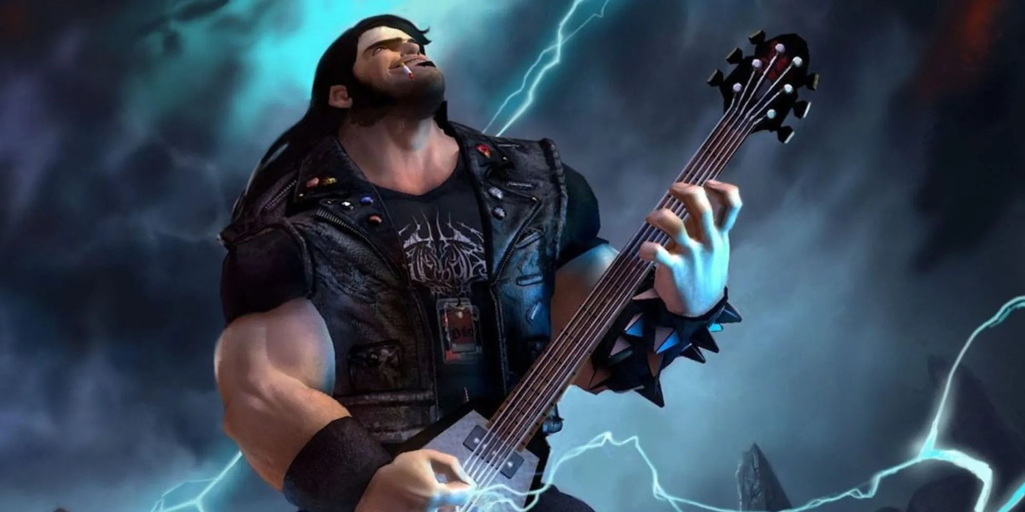 Nhân vật chính Eddy Riggs do Jack Black lồng tiếng trong game Brutal Legend