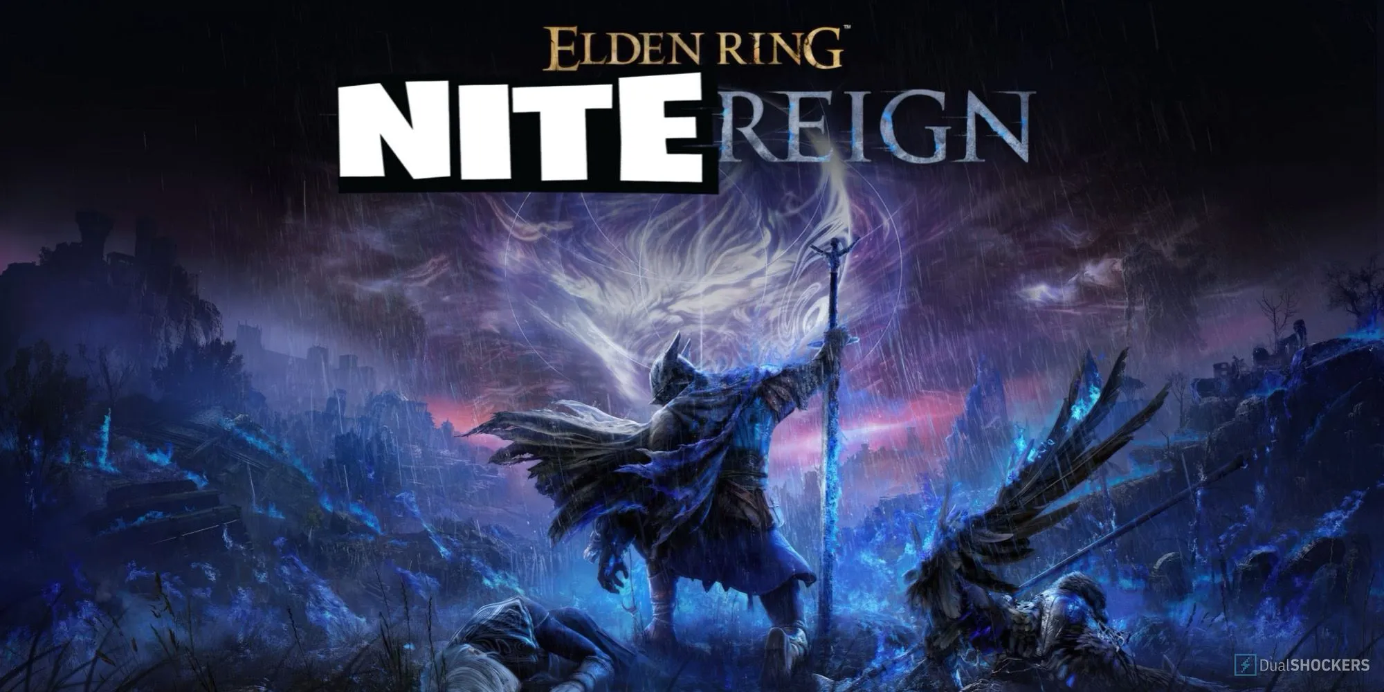 Nhân vật Elden Ring Nightreign đứng giữa khung cảnh u ám của Network Test