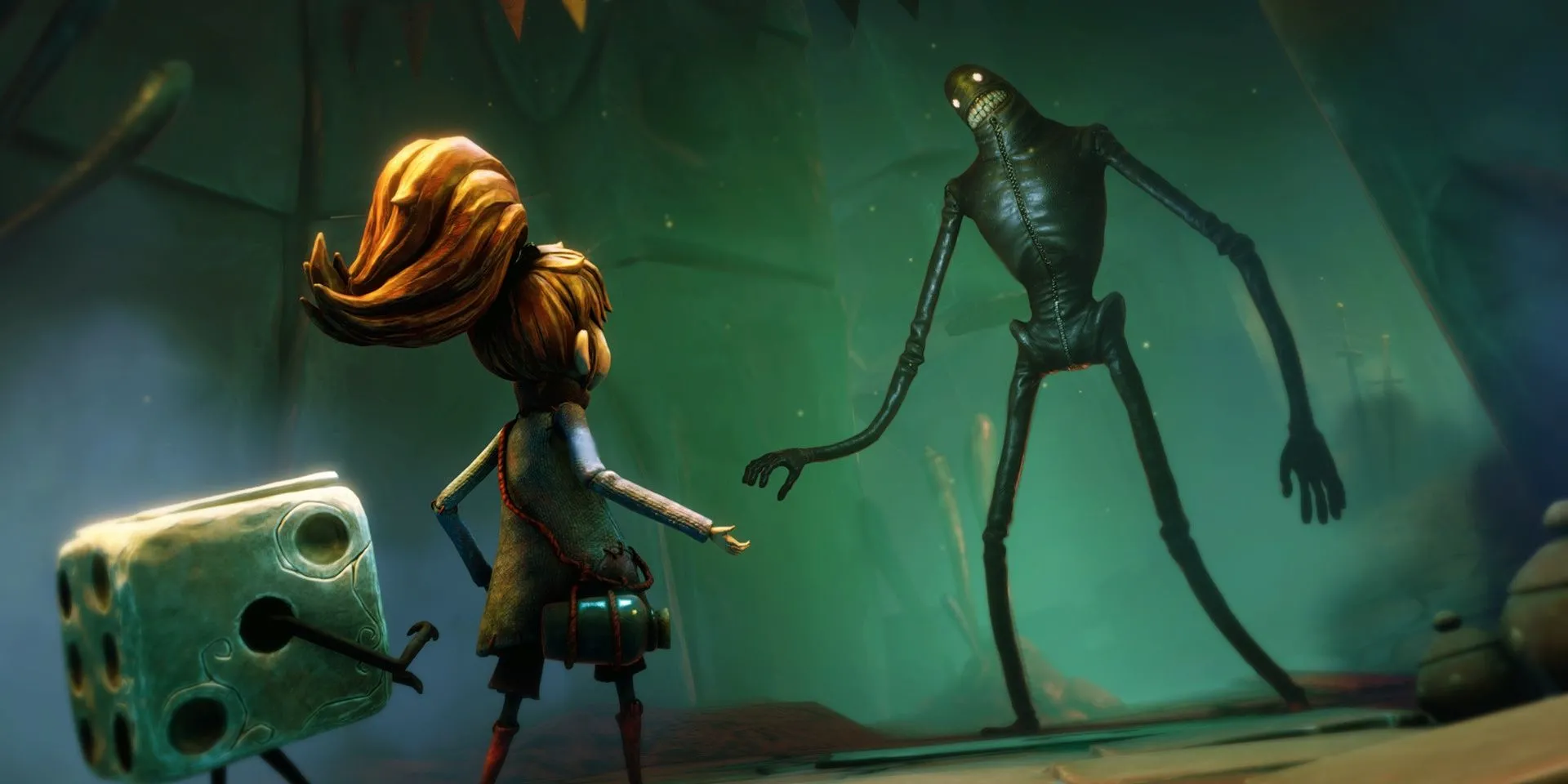Nhân vật Even gặp gỡ Shadowman trong Lost in Random, một tựa game phiêu lưu hành động có đồ họa phong cách Tim Burton.