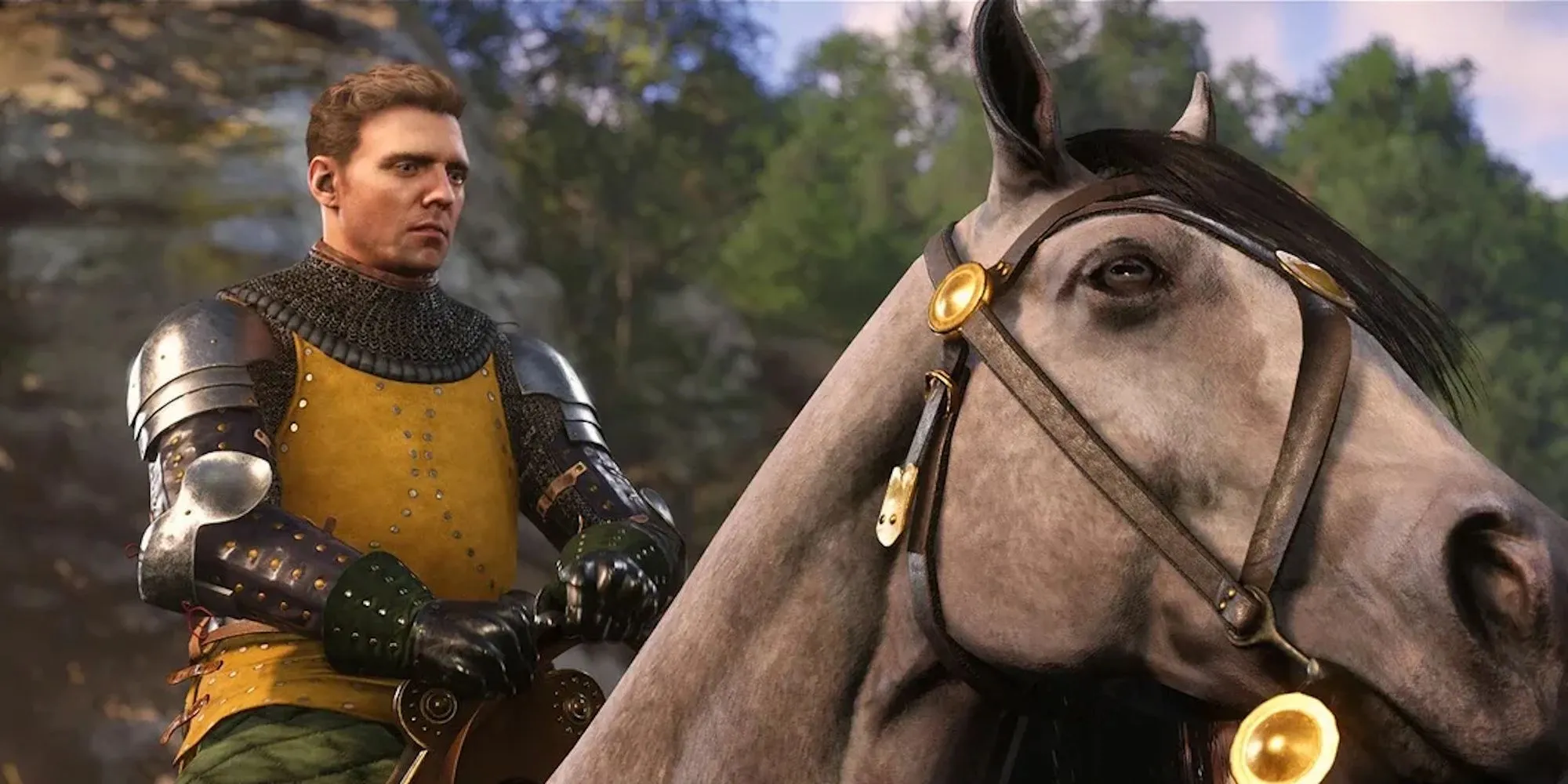 Nhân vật Henry trong Kingdom Come Deliverance 2 với trang phục có thể bị dính bẩn, ảnh hưởng đến tương tác xã hội