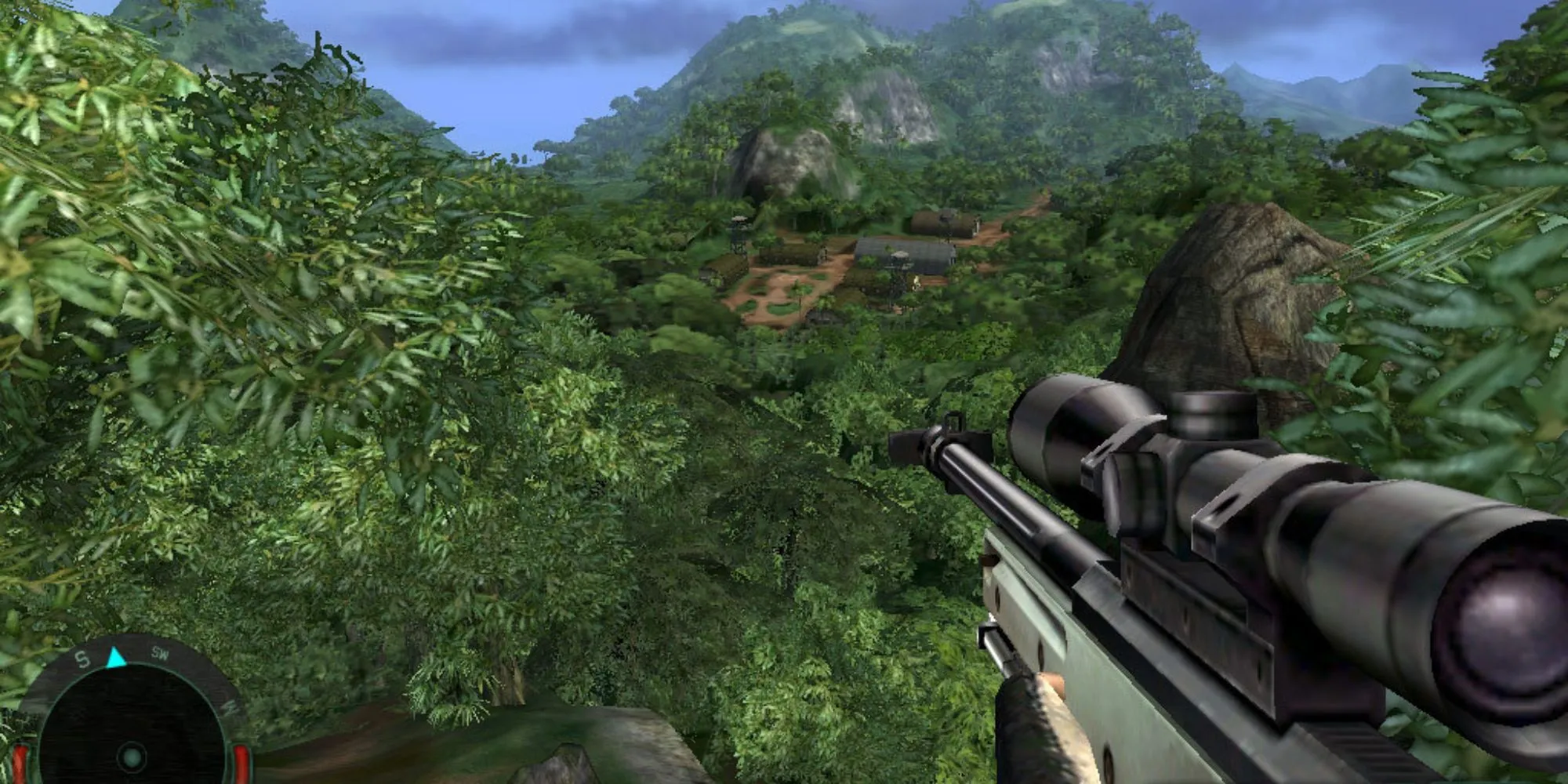 Nhân vật Jack Carver trên hòn đảo nhiệt đới đầy nguy hiểm trong Far Cry (2004)