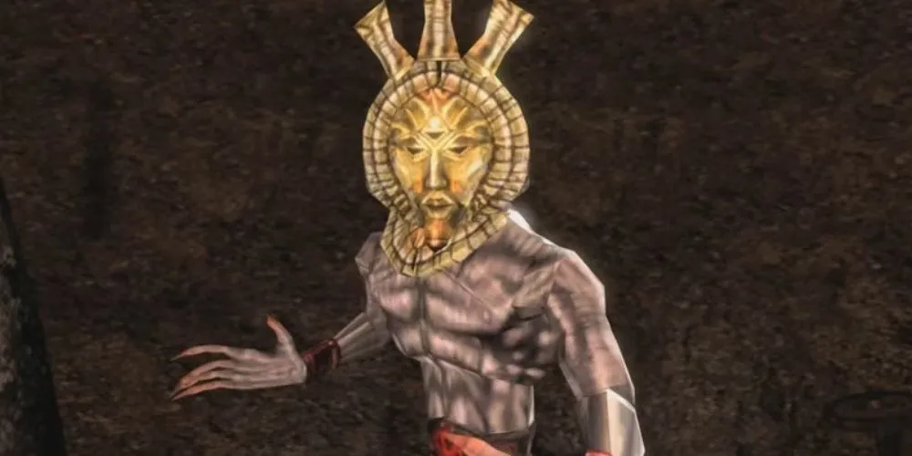 Nhân vật phản diện Dagoth Ur trong The Elder Scrolls III: Morrowind với vẻ ngoài đáng sợ