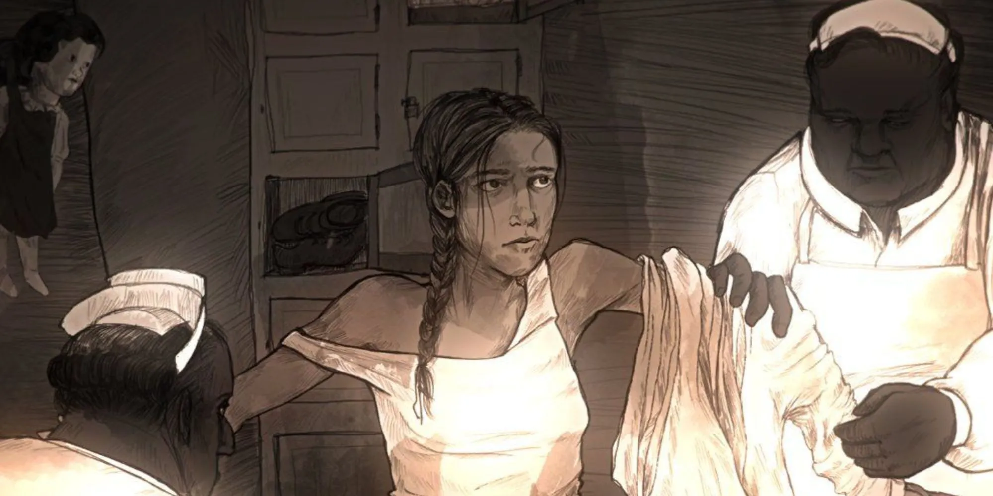 Nhân vật Renée trong The Town of Light, một tựa game kinh dị tâm lý khám phá quá khứ tại trại tâm thần
