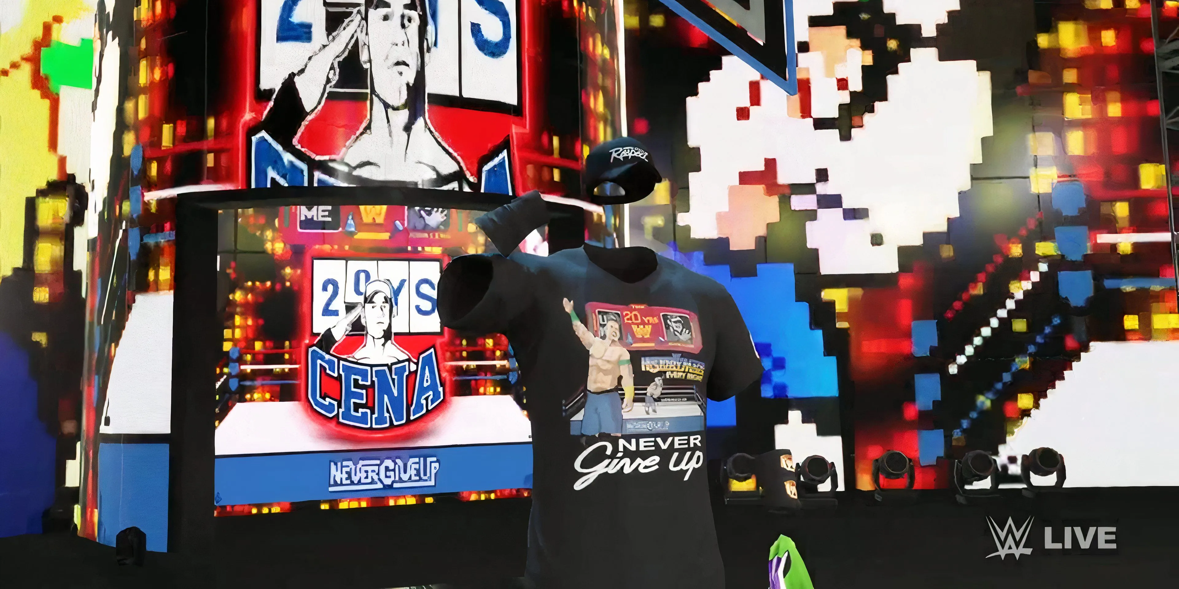 Nhân vật Super Cena tàng hình trong WWE 2K25