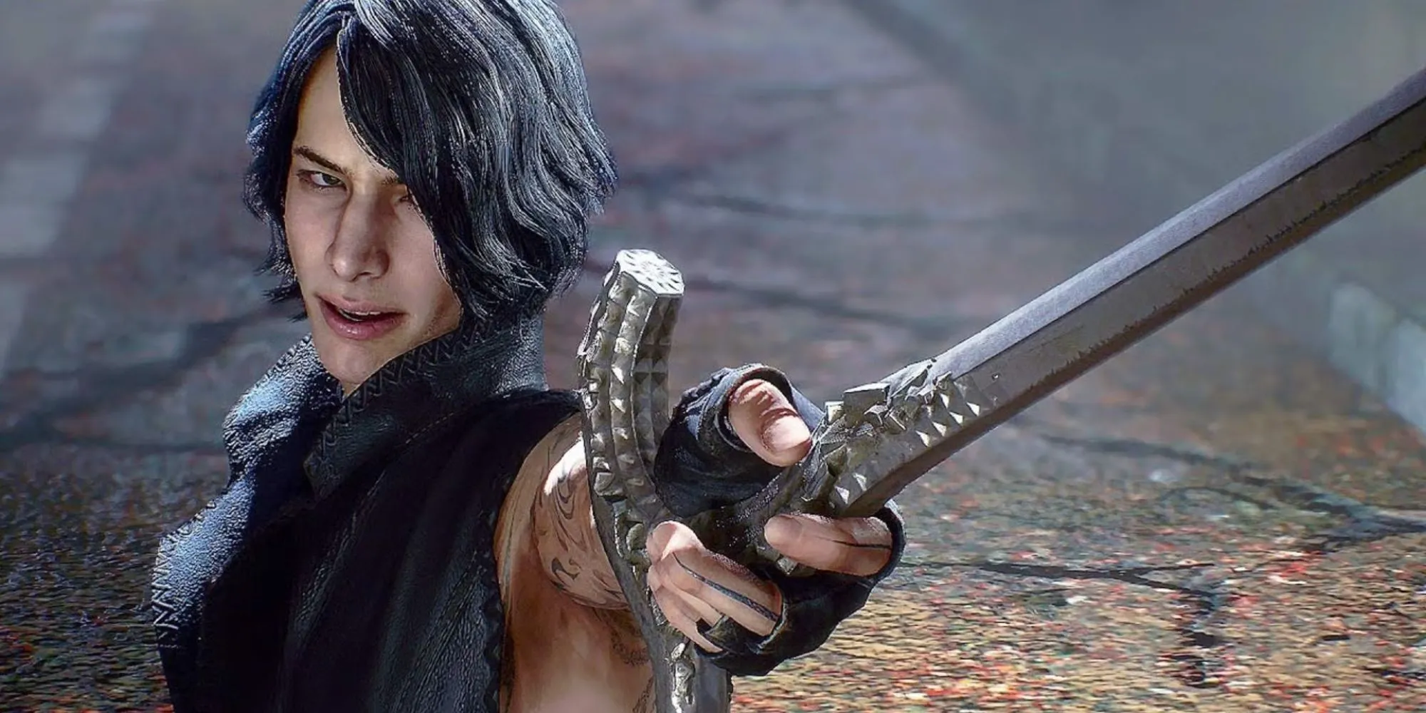Nhân vật V trong Devil May Cry 5 với tạo hình bí ẩn