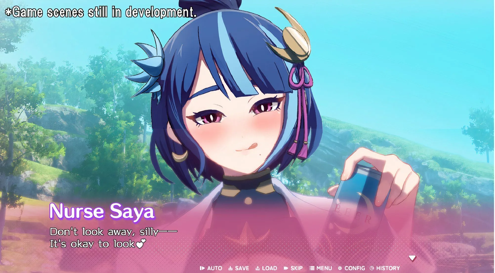 Nhân vật Y tá Saya trong game hẹn hò Palworld