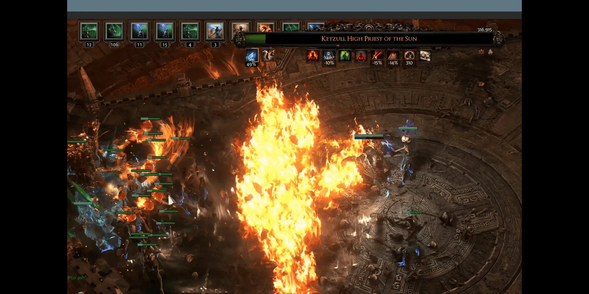Path of Exile 2: Build Sunder Totem Titan cho Warrior - Hướng Dẫn Toàn Diện 1 Path of Exile II warrior totems being used for aoe.