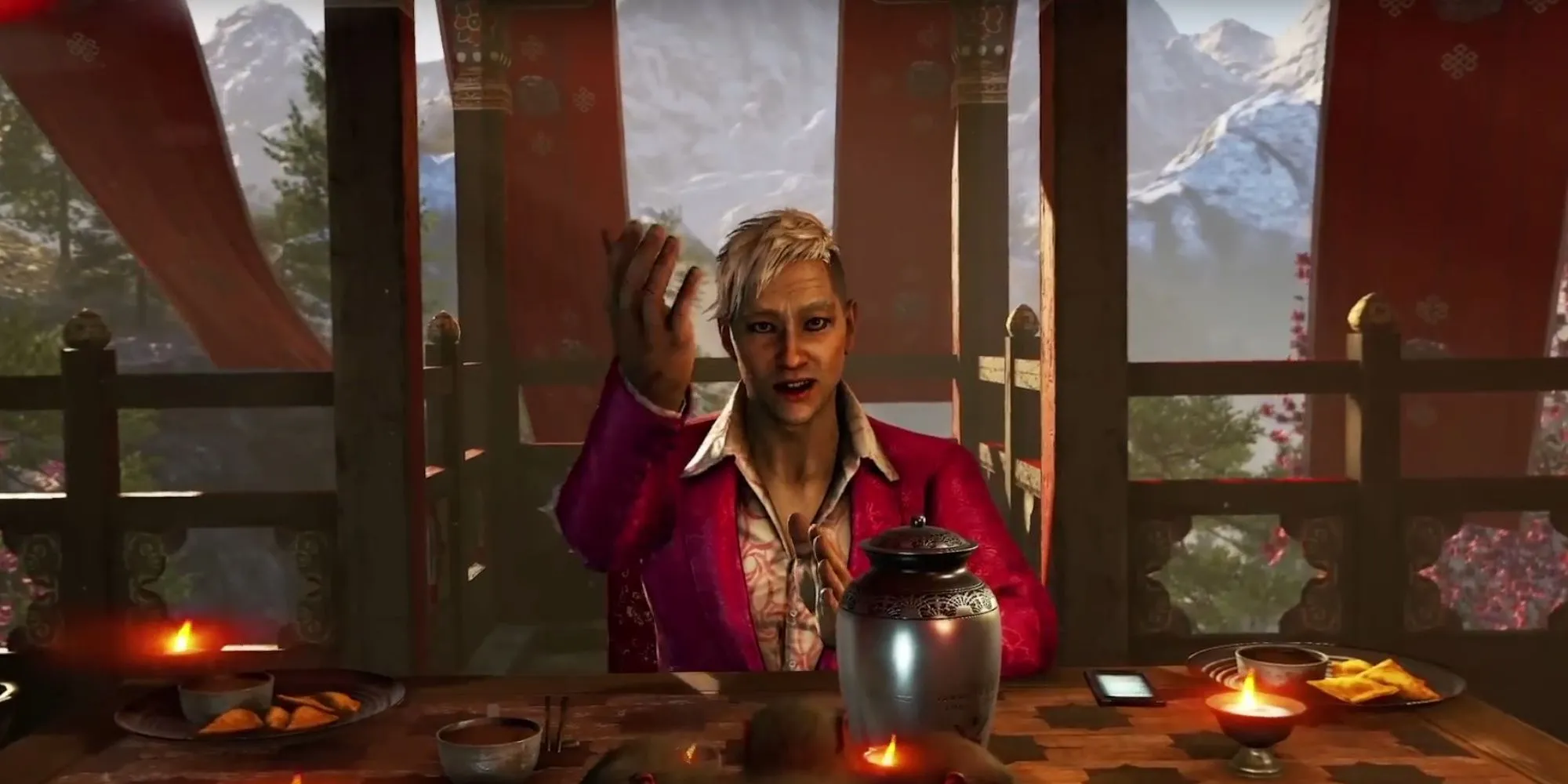 Phân cảnh giới thiệu Pagan Min, phản diện lôi cuốn trong Far Cry 4, nơi có một kết thúc game cực nhanh