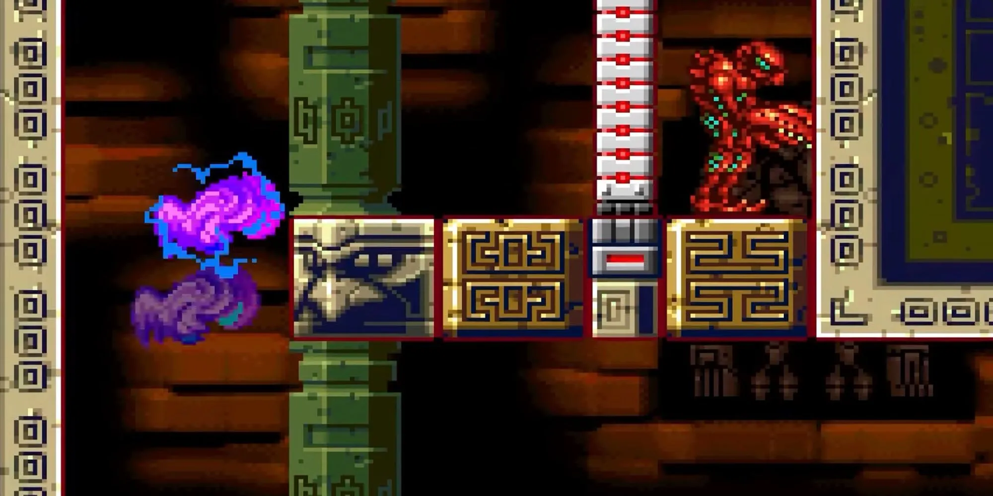 Samus Aran thực hiện Screw Attack hủy diệt kẻ địch trong Metroid Zero Mission