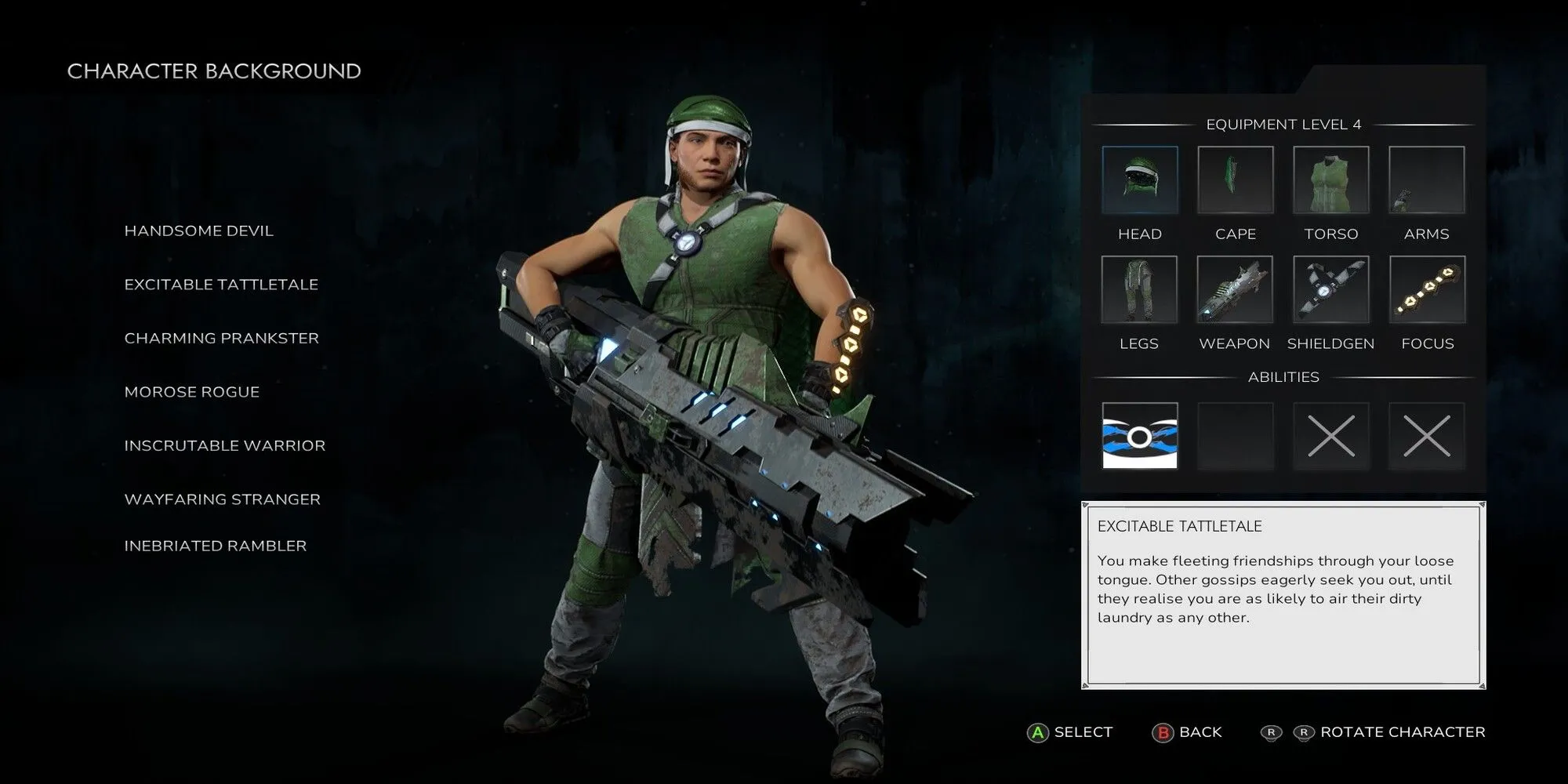 Showcase of the Character Creator