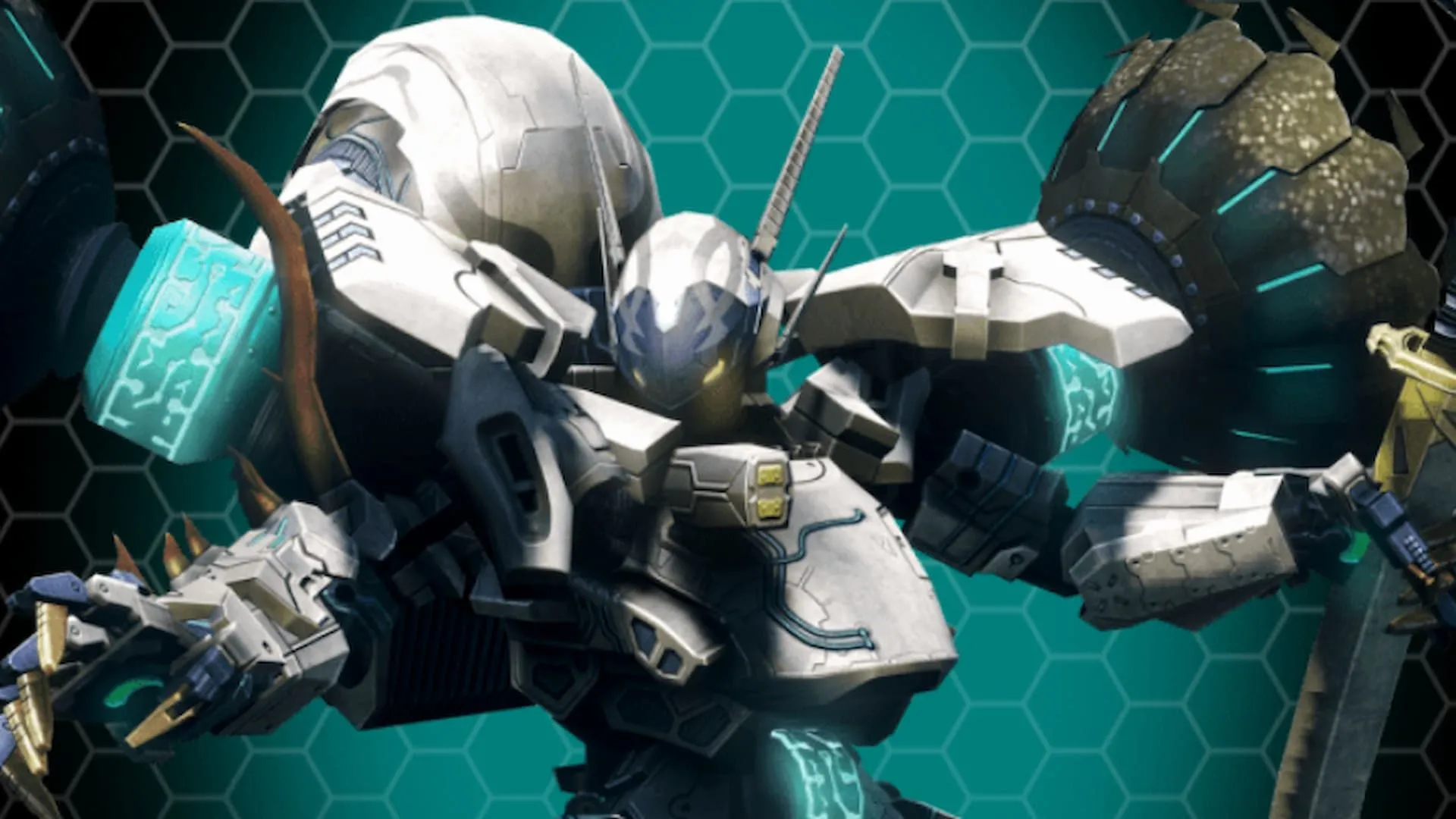 Skell cơ giới trong Xenoblade Chronicles X Definitive Edition chuẩn bị chiến đấu