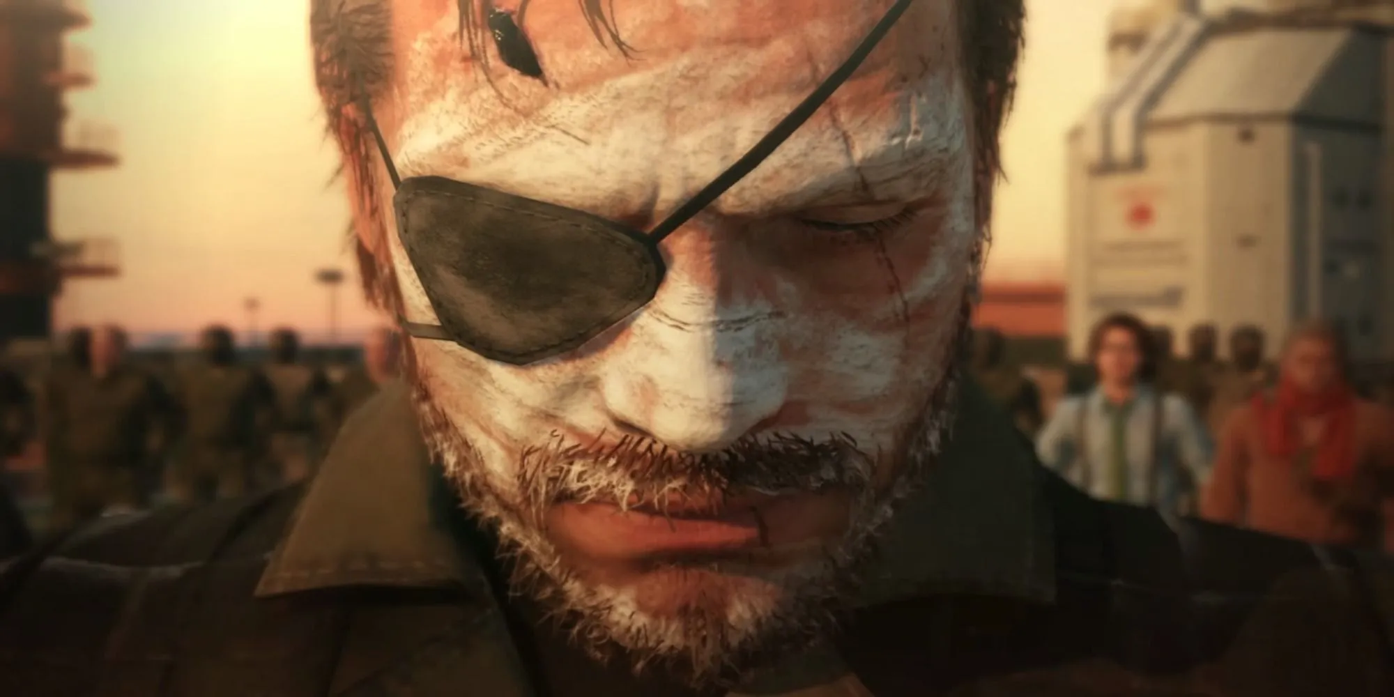 Snake trầm ngâm trong Metal Gear Solid V The Phantom Pain sau những biến cố