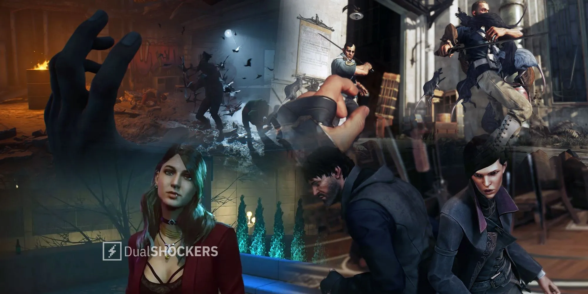 So sánh gameplay Vampire The Masquerade Bloodlines 2 và Dishonored 2