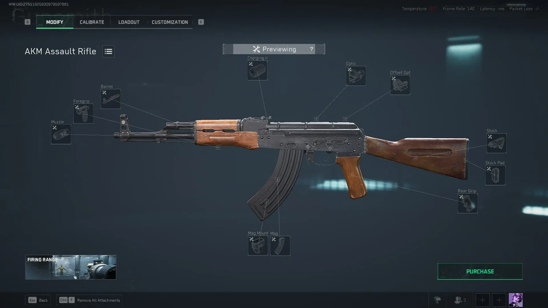 Súng trường tấn công AKM Delta Force cổ điển, ổn định và sát thương mạnh mẽ