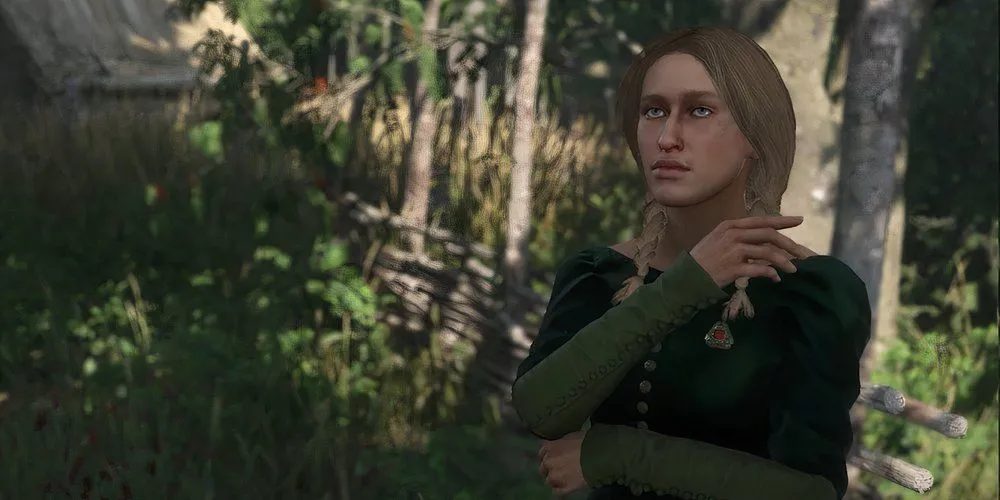 Svatava và con gái Vendula nhờ Henry giúp đỡ trong nhiệm vụ Gia Sản Kingdom Come Deliverance 2