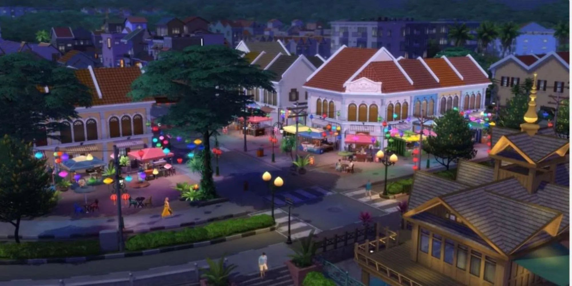 Tái tạo Stars Hollow trong The Sims 4.